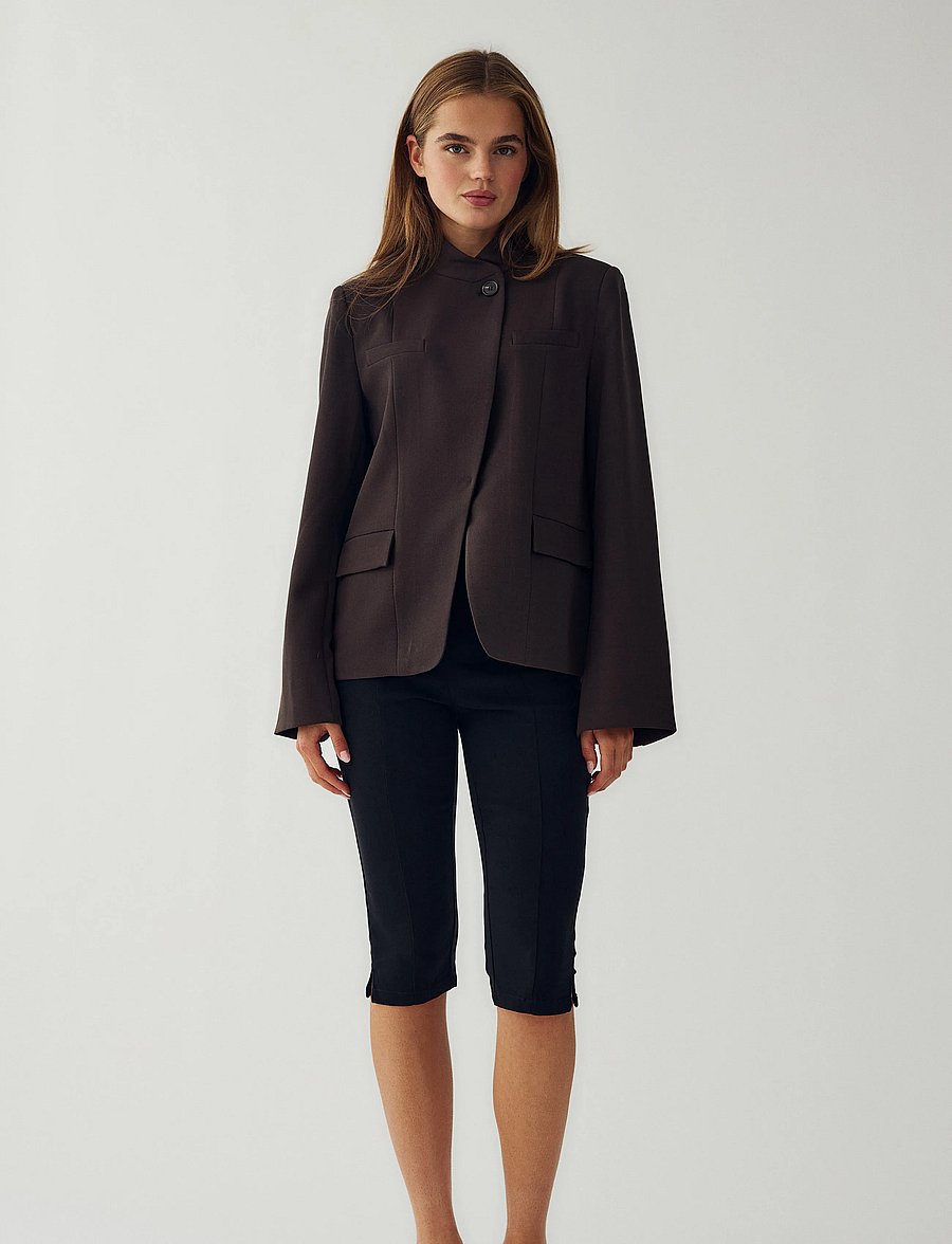 Noella - N-Monique Blazer - einreihige blazer - chocolate - 5