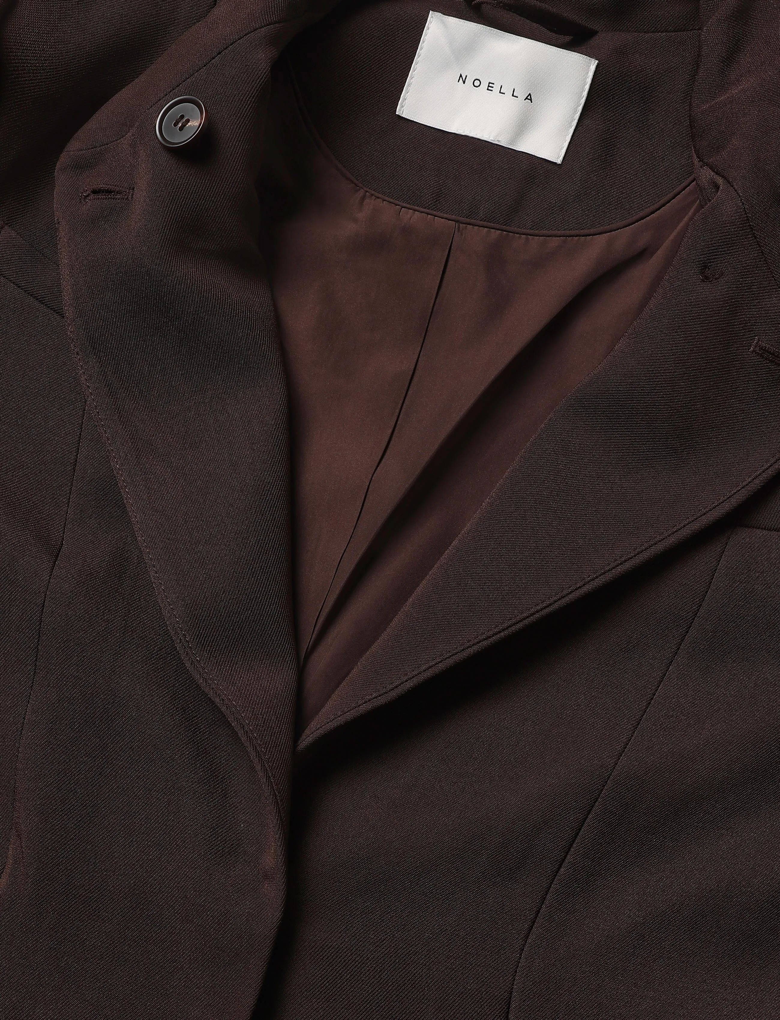Noella - N-Monique Blazer - einreihige blazer - chocolate - 4