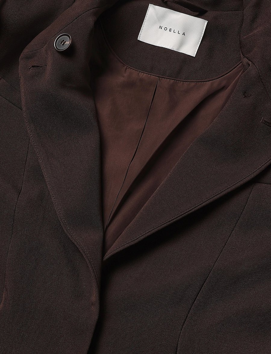 Noella - N-Monique Blazer - einreihige blazer - chocolate - 4