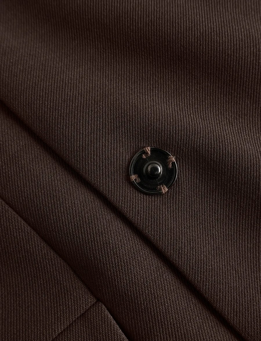 Noella - N-Monique Blazer - Ühes joones nööpidega bleiserid - chocolate - 5