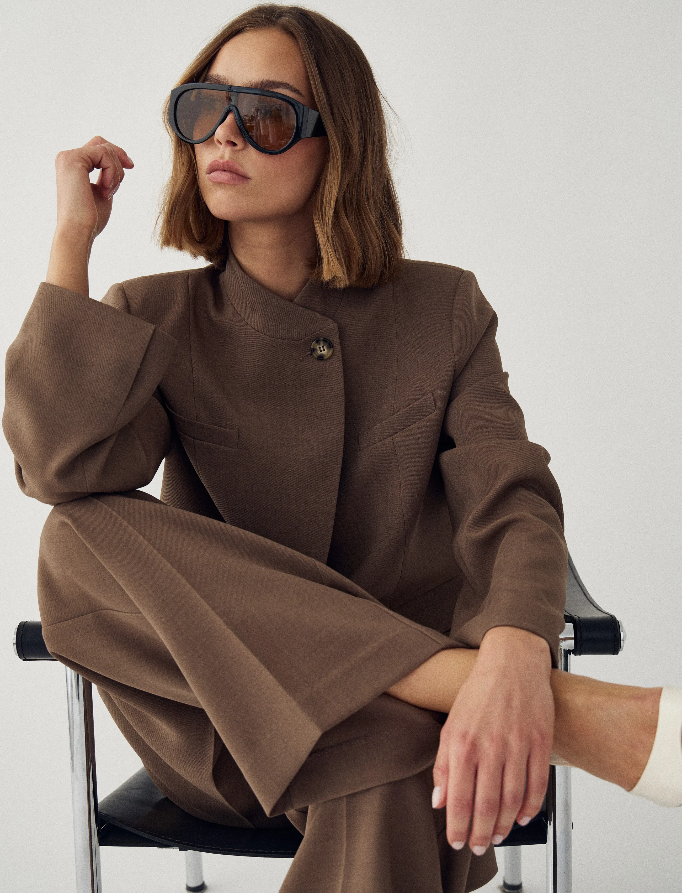 Noella - N-Monique Blazer - single breasted blazers - sand - 3