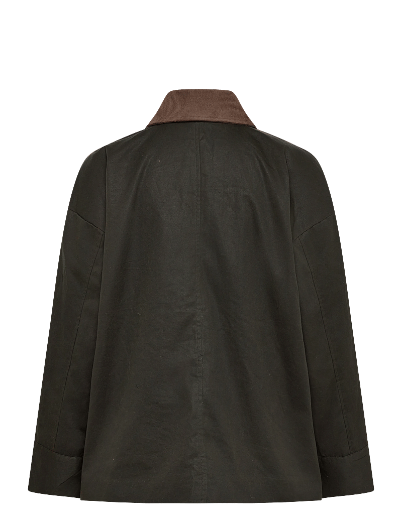 Noella - Lupita Wax Jacket - utility-jakker - military green - 2