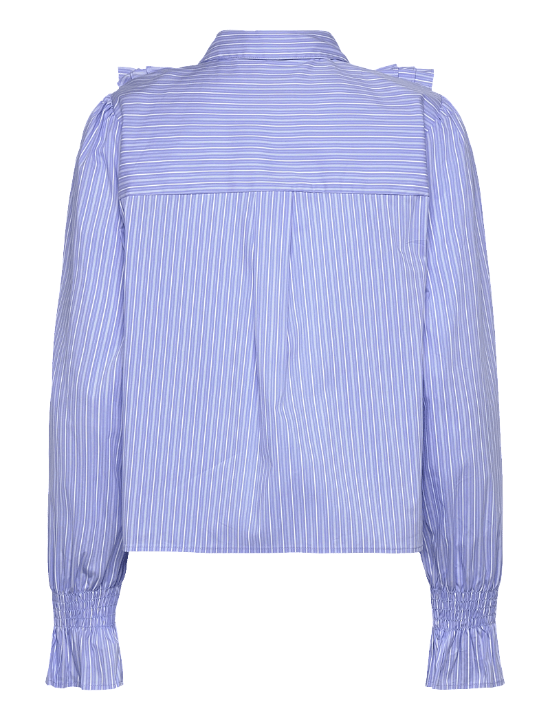 Noella - Lucina Blouse - langärmlige hemden - blue white stripe - 2