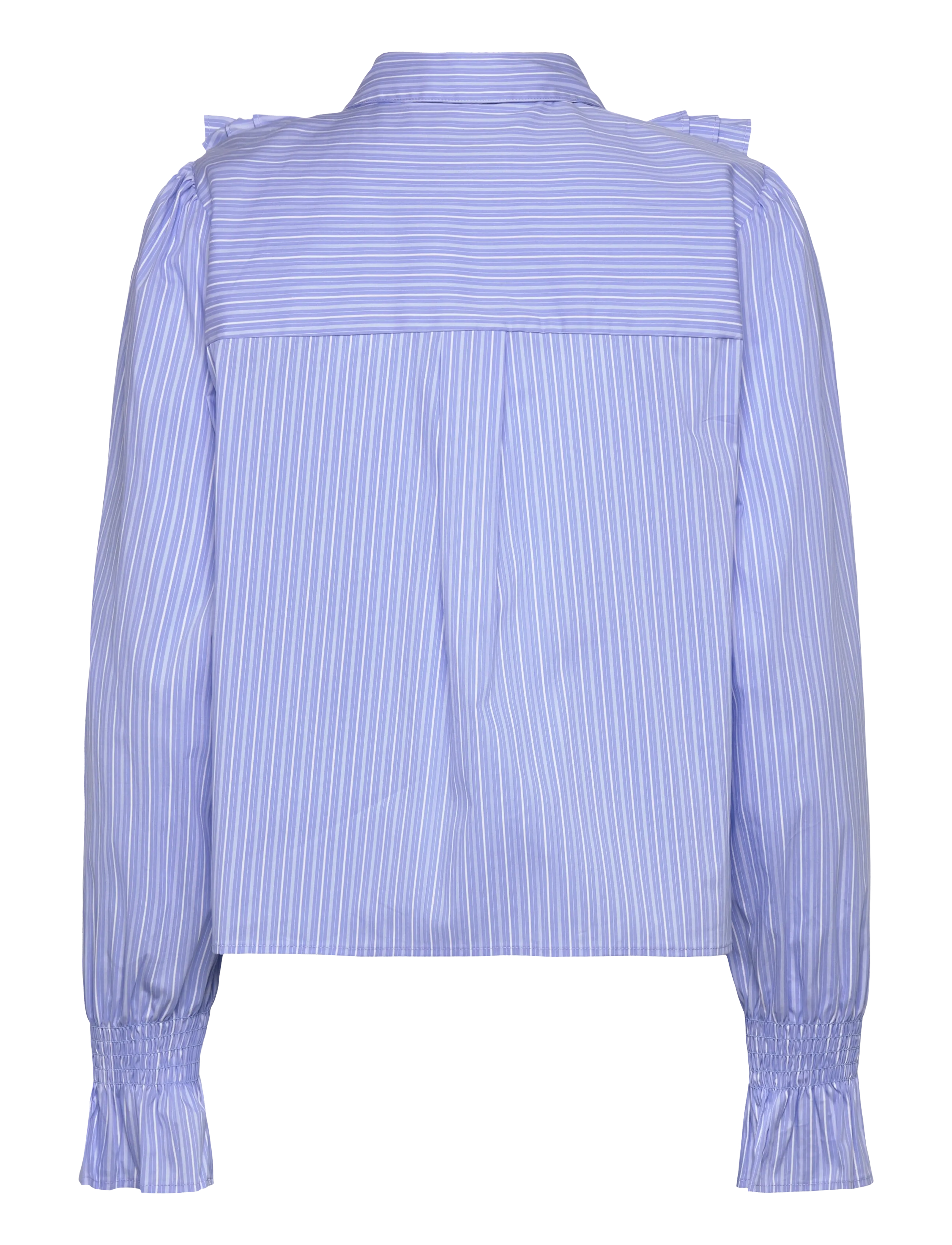 Noella - Lucina Blouse - long-sleeved shirts - blue white stripe - 2
