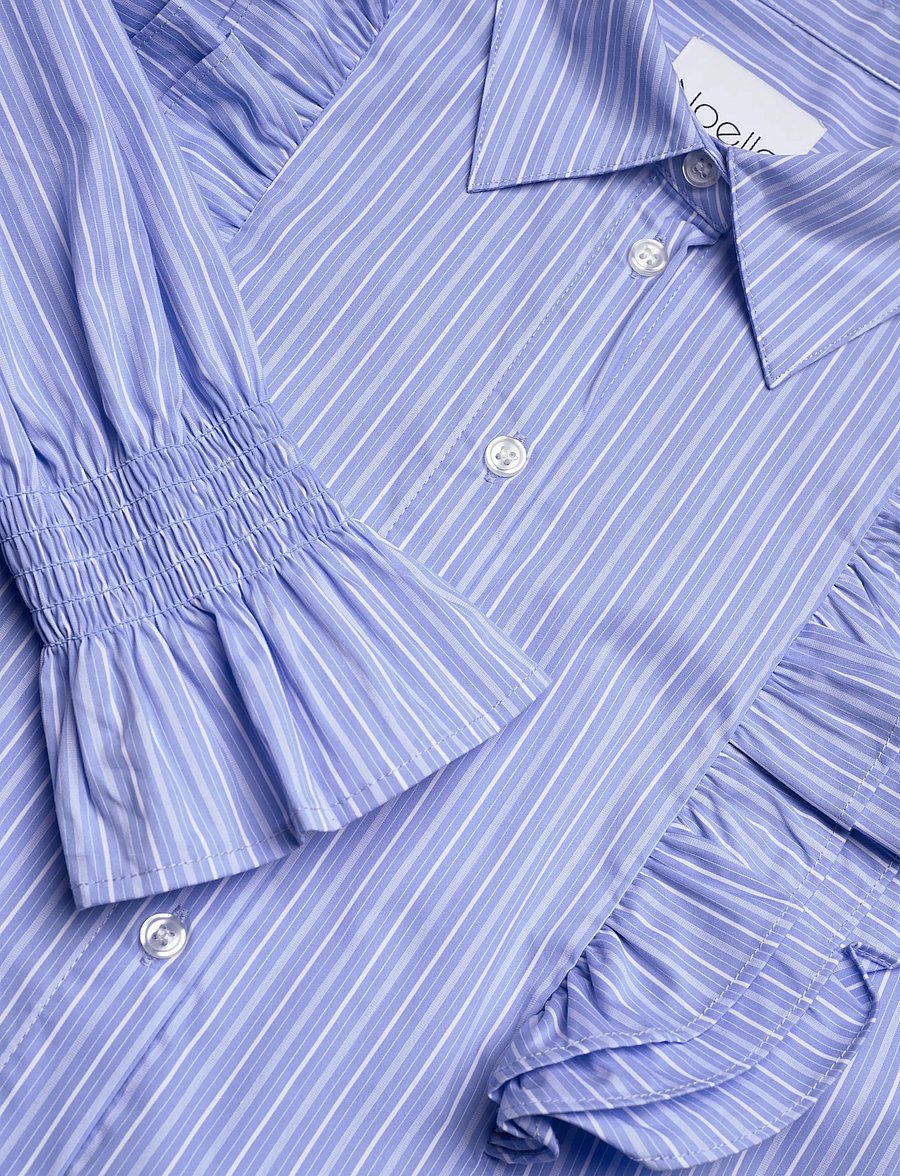 Noella - Lucina Blouse - pikkade varrukatega särgid - blue white stripe - 3