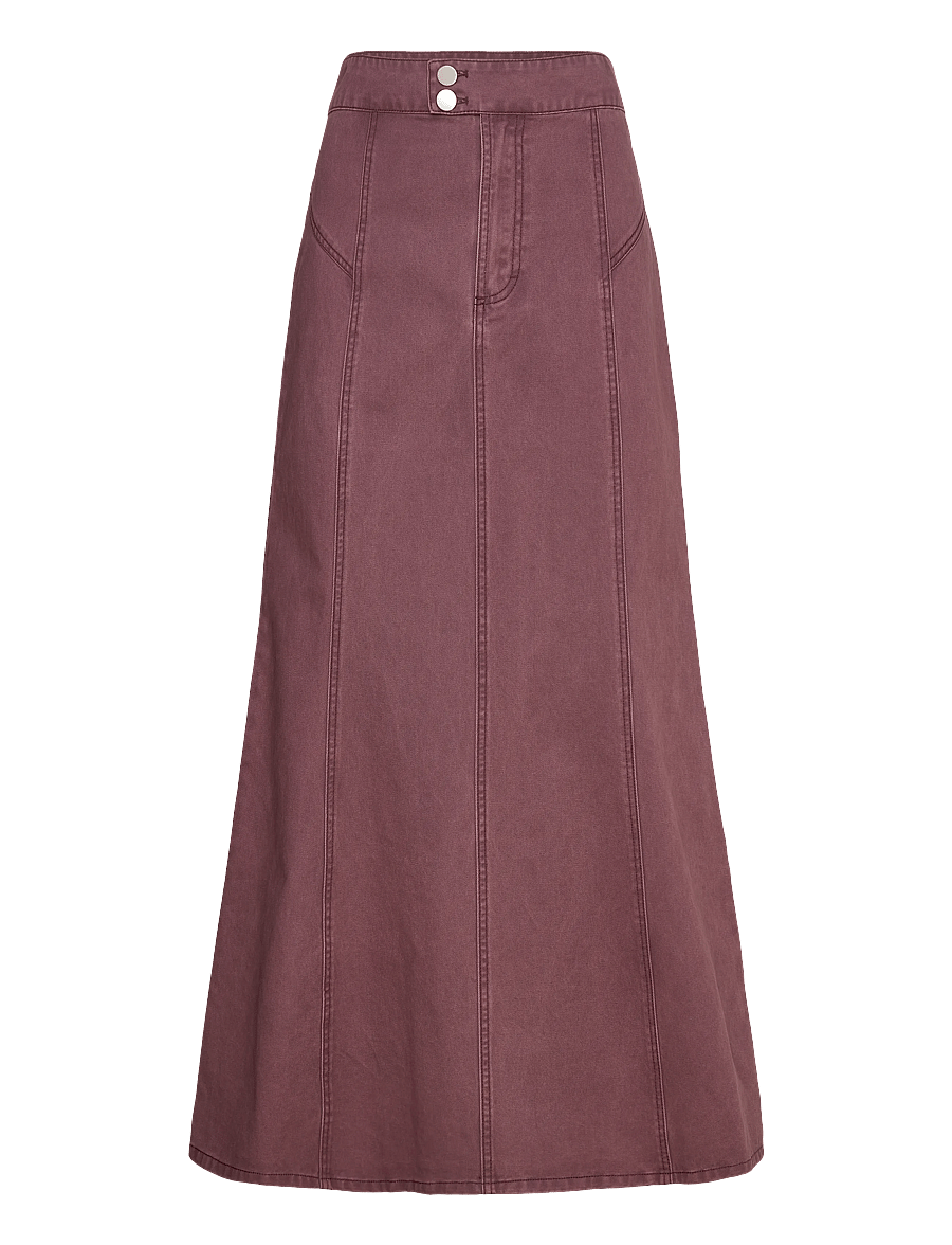 Noella - Legacy Skirt - jeansröcke - crushed berry - 0