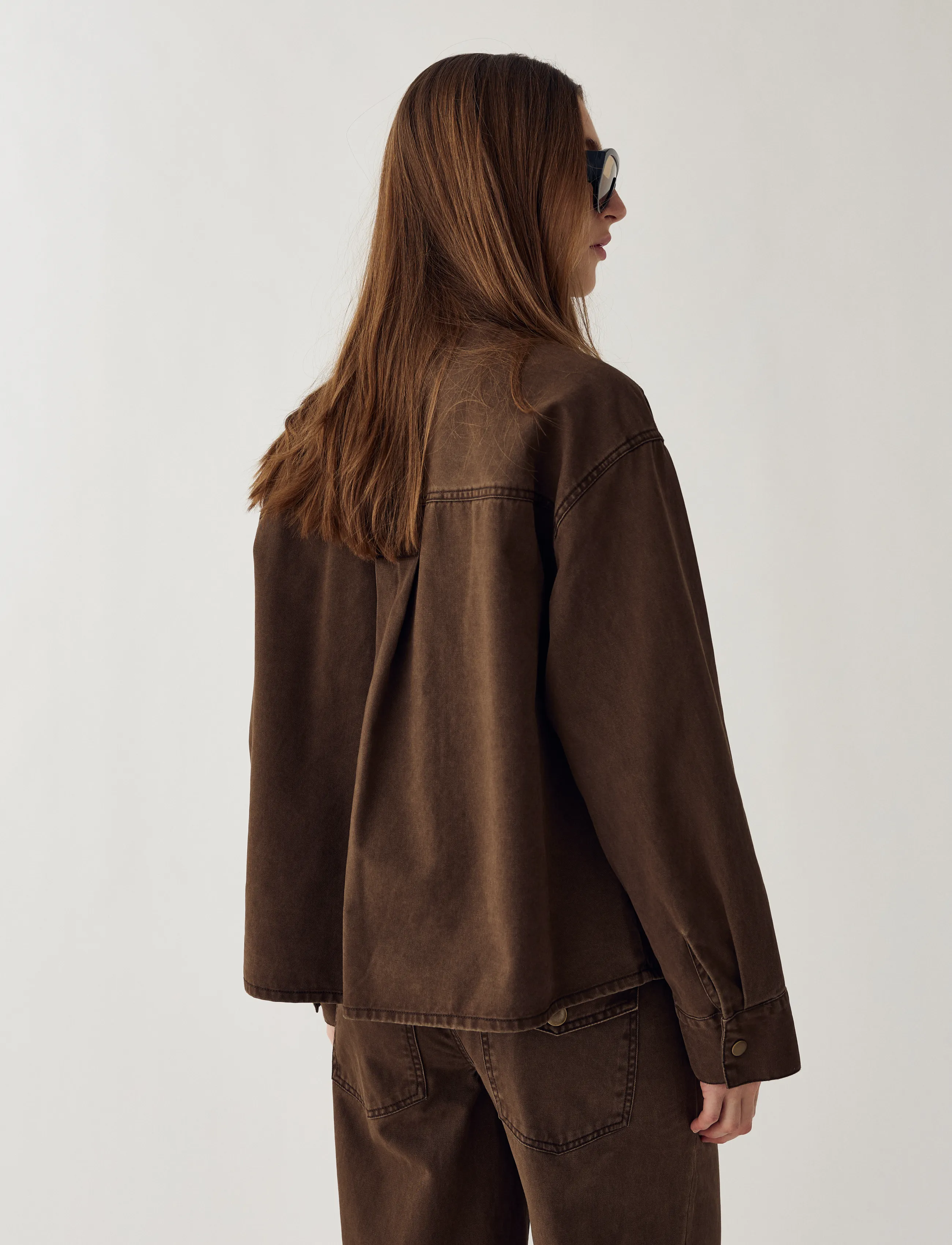 Noella - N-Marthena Shirt - pealissärgid - cocoa brown - 3