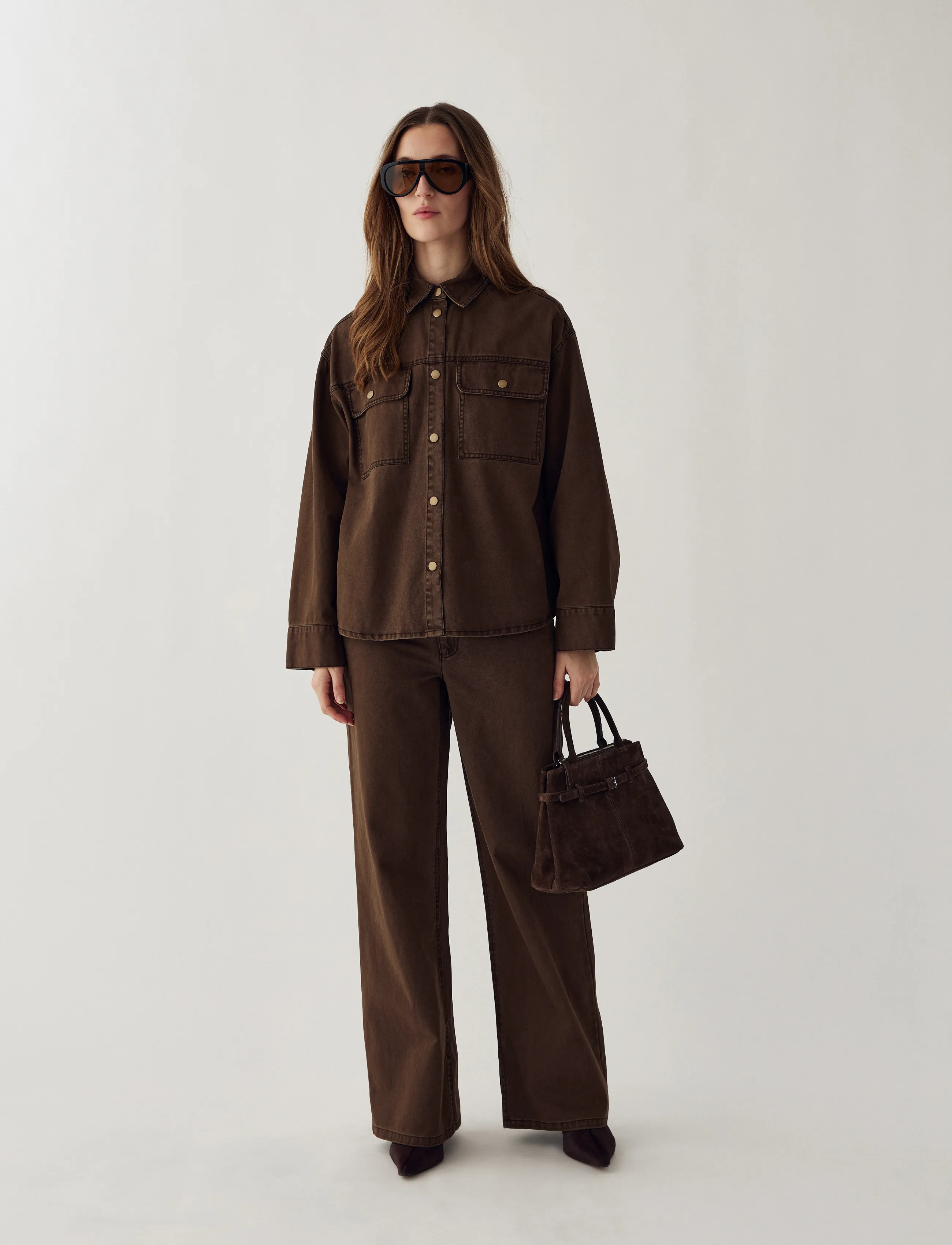 Noella - N-Marthena Shirt - pealissärgid - cocoa brown - 5