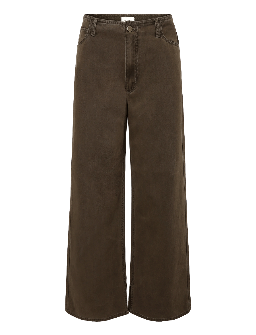 Noella - N-Maribella MW Pants - flares - cocoa brown - 1