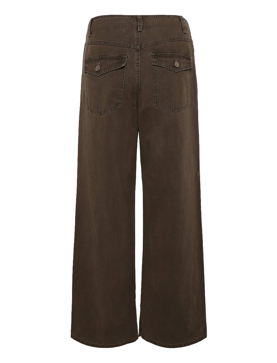 Noella - N-Maribella MW Pants - flares - cocoa brown - 2