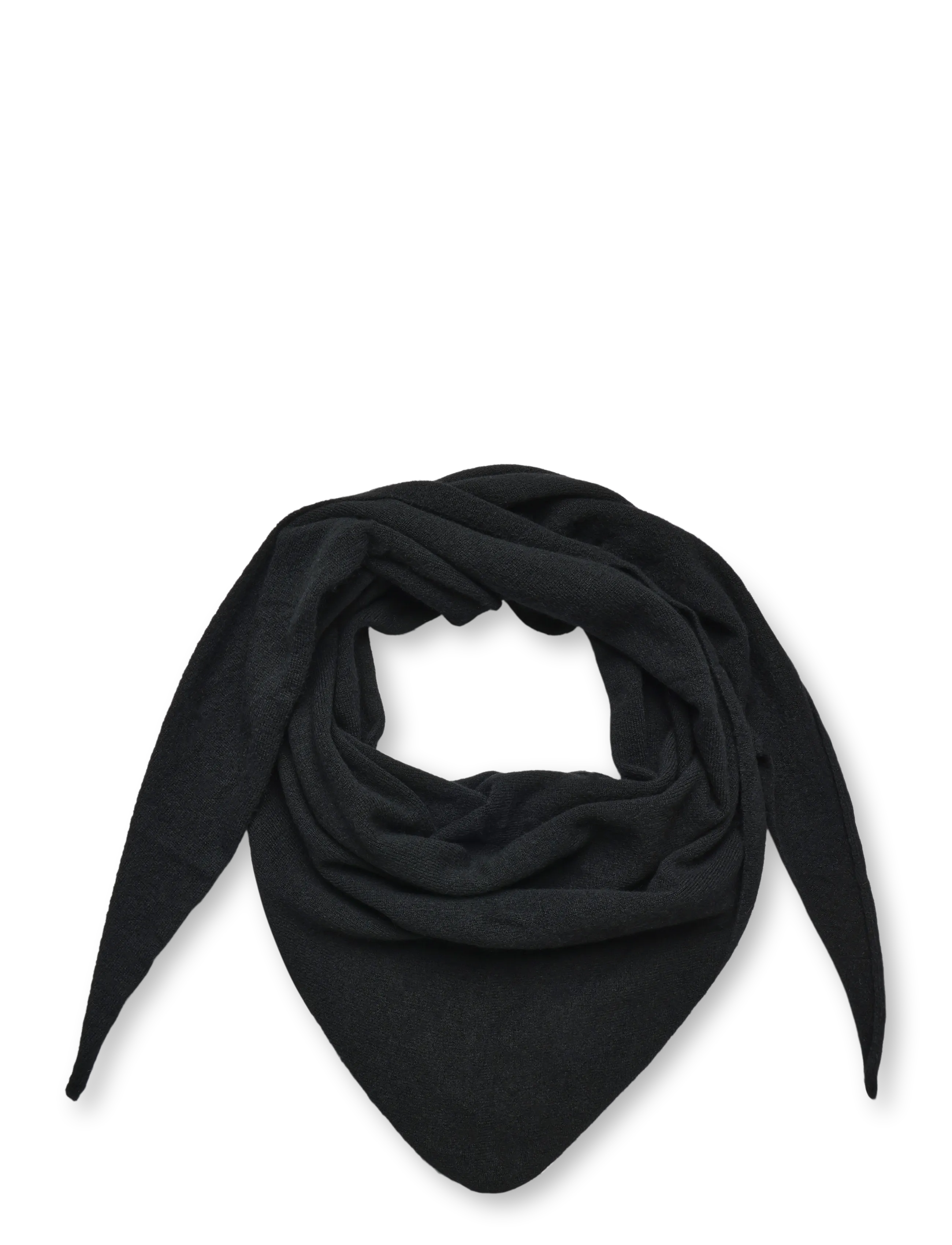 Noella N-Loena Knit Scarf - Talvesallid - BLACK / black