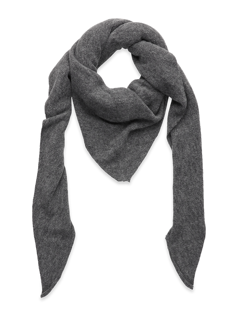 Noella - N-Loena Knit Scarf - winterschals - dark grey melange - 1