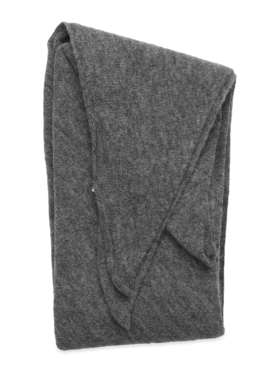 Noella - N-Loena Knit Scarf - winterschals - dark grey melange - 3