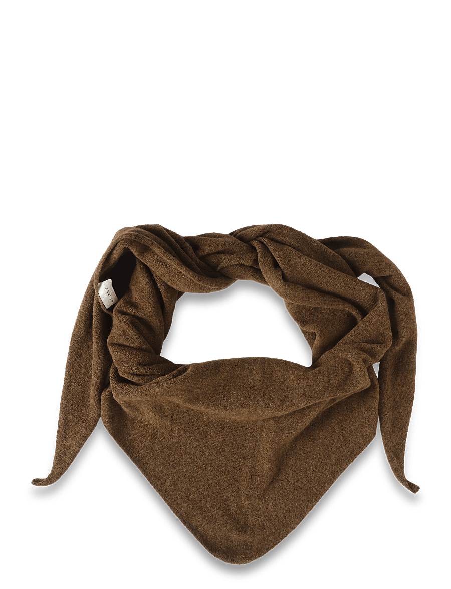 Noella - N-Loena Knit Scarf - halsdukar - military green melange - 1