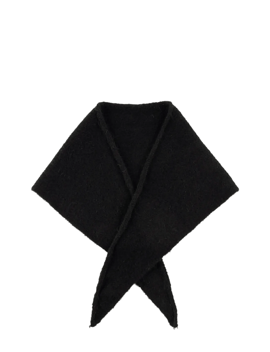 Noella - N-Loenetta Knit Scarf - talvesallid - black - 1