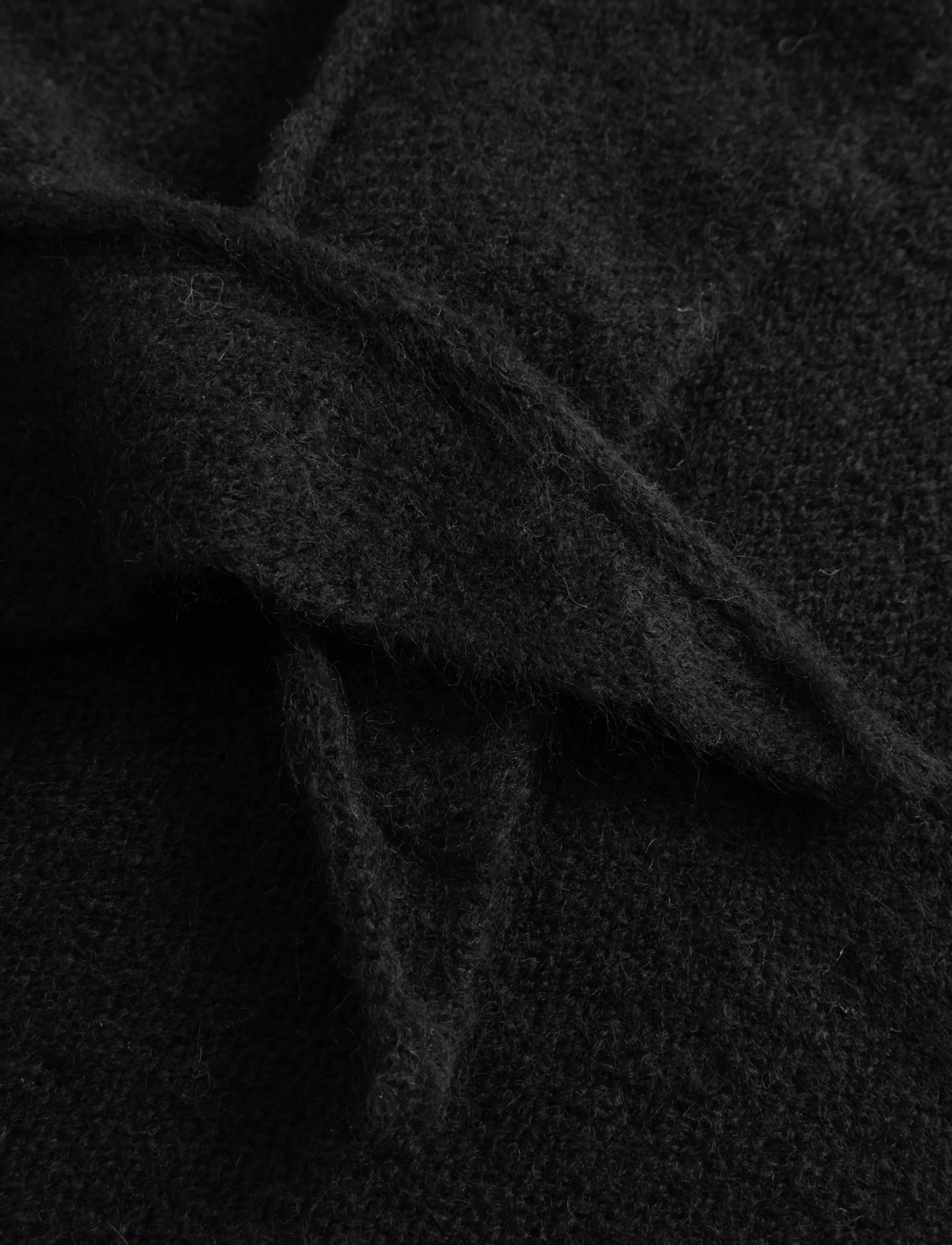 Noella - N-Loenetta Knit Scarf - talvesallid - black - 4