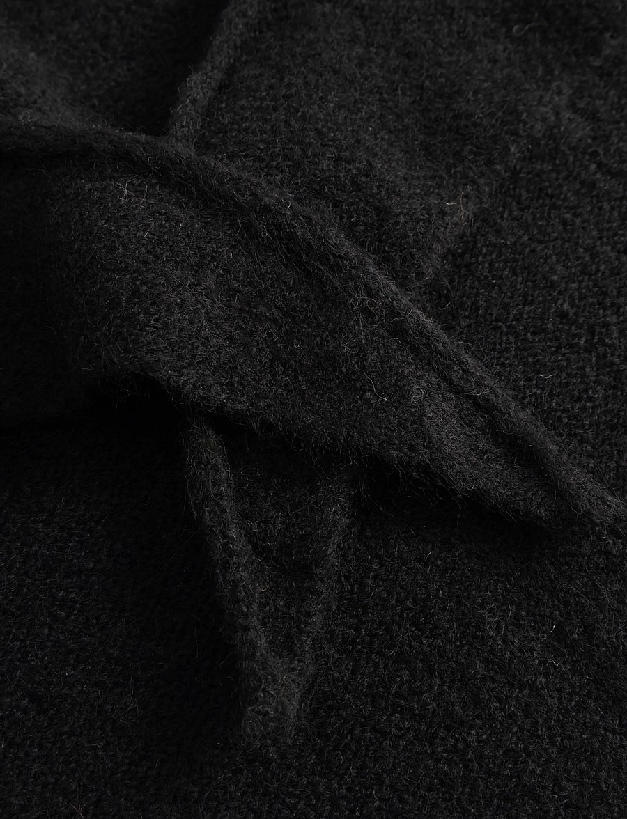 Noella - N-Loenetta Knit Scarf - talvesallid - black - 4