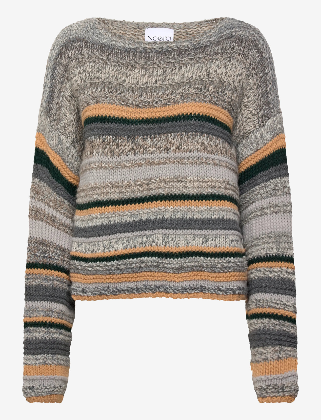 Noella - Leah Knit - efterårstøj - grey mix - 0