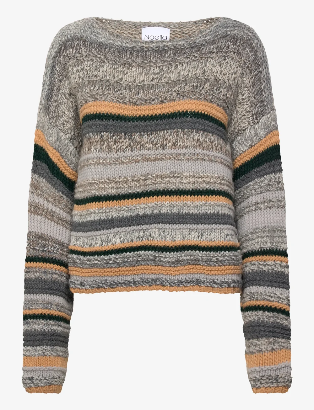 Noella - Leah Knit - pullover - grey mix - 1