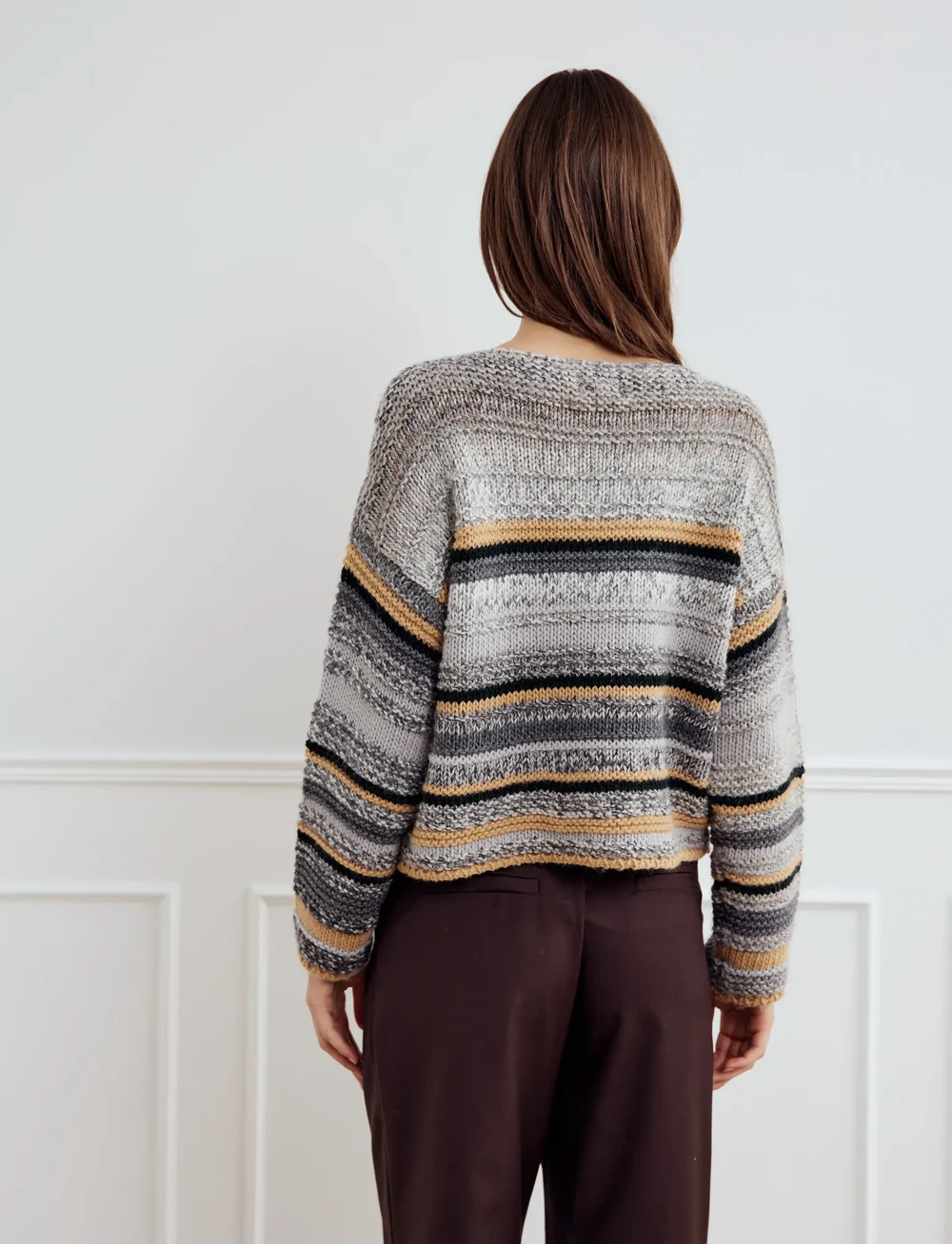 Noella - Leah Knit - pullover - grey mix - 3