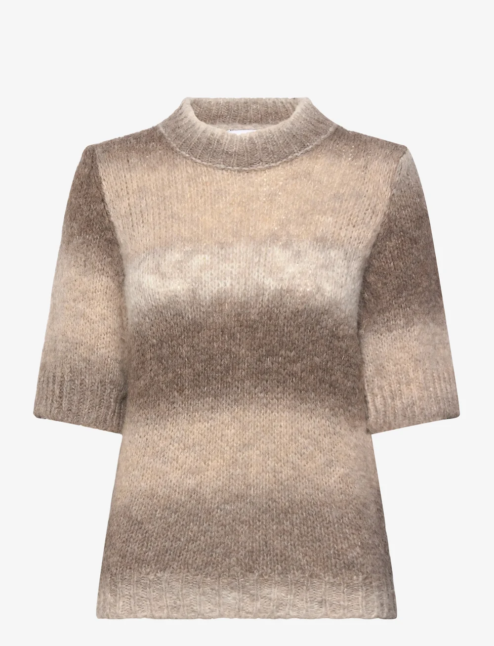 Noella - Leana Knit Top - stickade tröjor - beige sand combo - 1