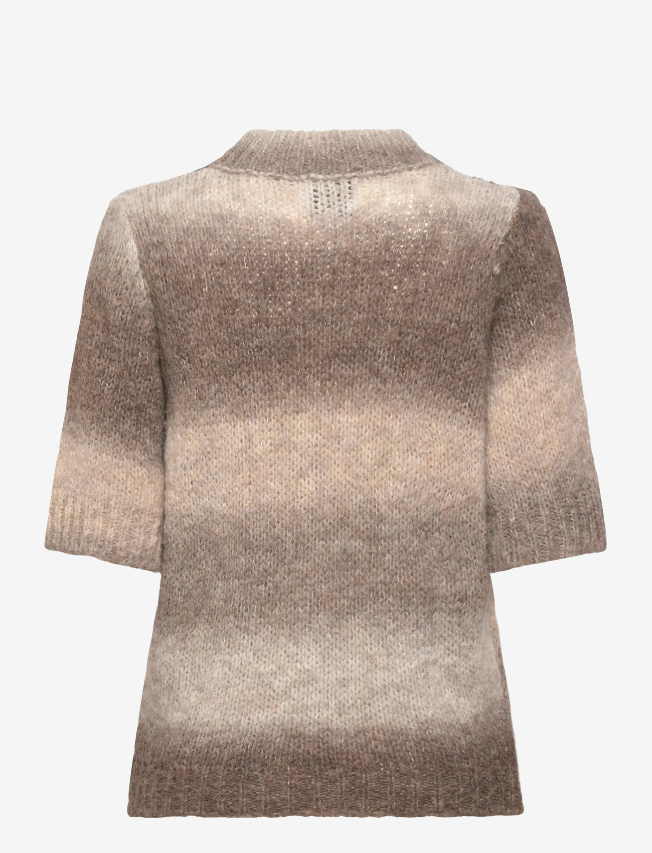 Noella - Leana Knit Top - stickade tröjor - beige sand combo - 2