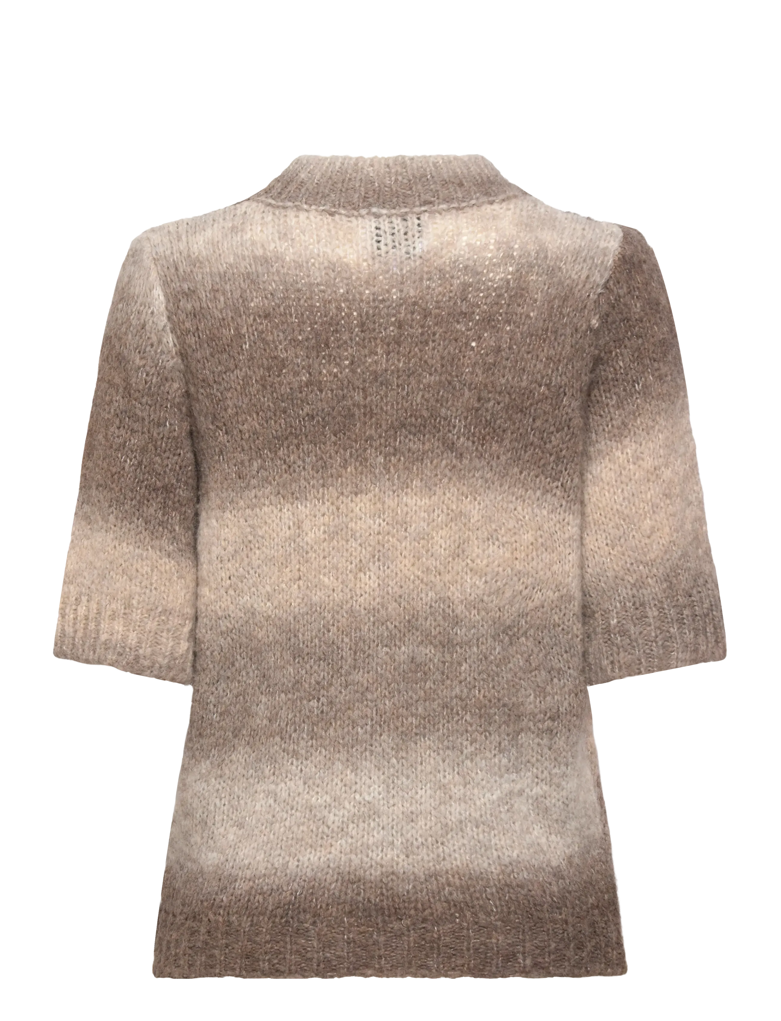 Noella - Leana Knit Top - strikkegensere - beige sand combo - 2