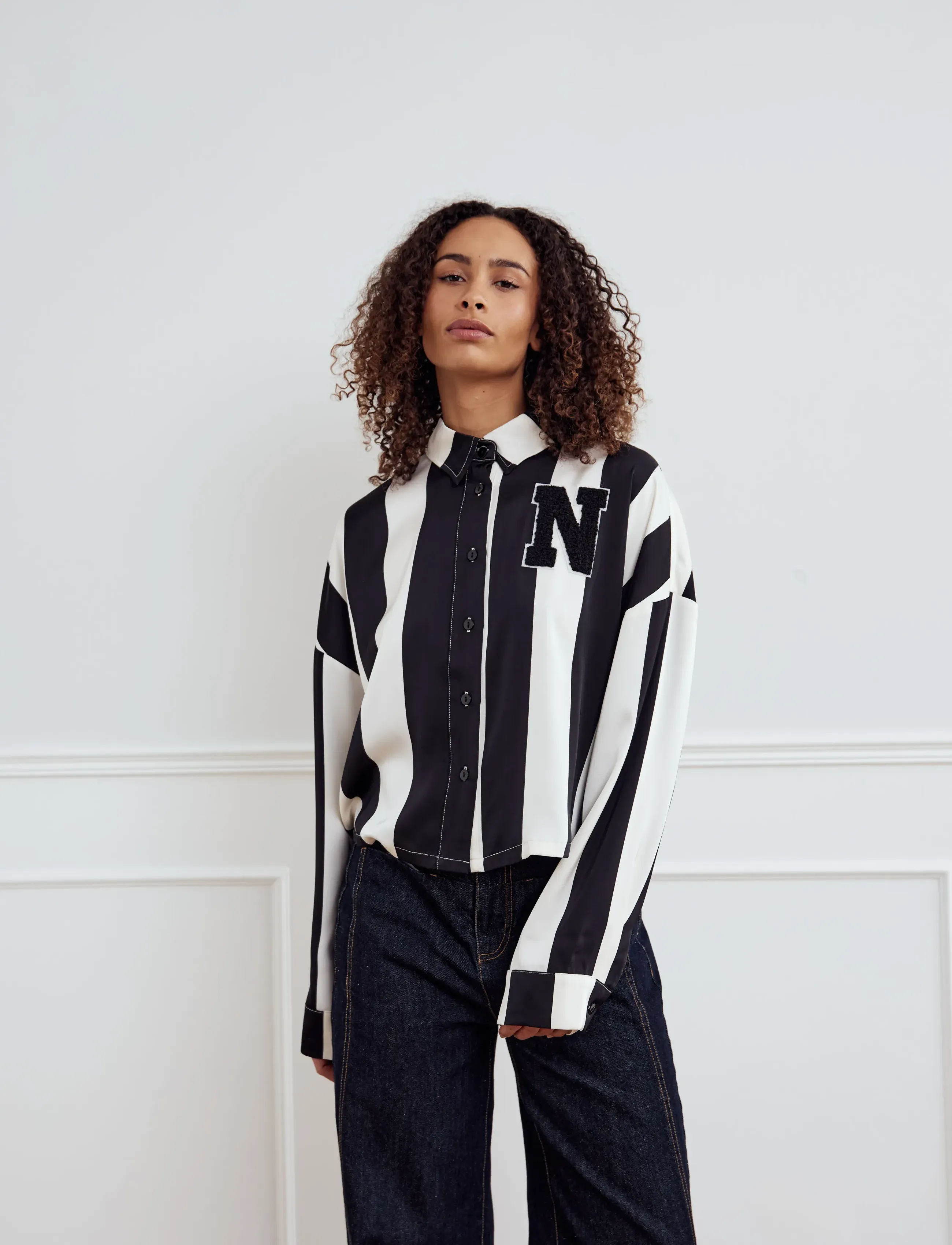 Noella Liara N Shirt, XS, Black, Skjorter > Langærmede, Dame