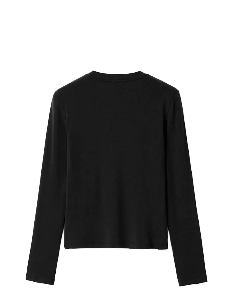 Noella - Lidie LS Top - langärmlige tops - black - 2