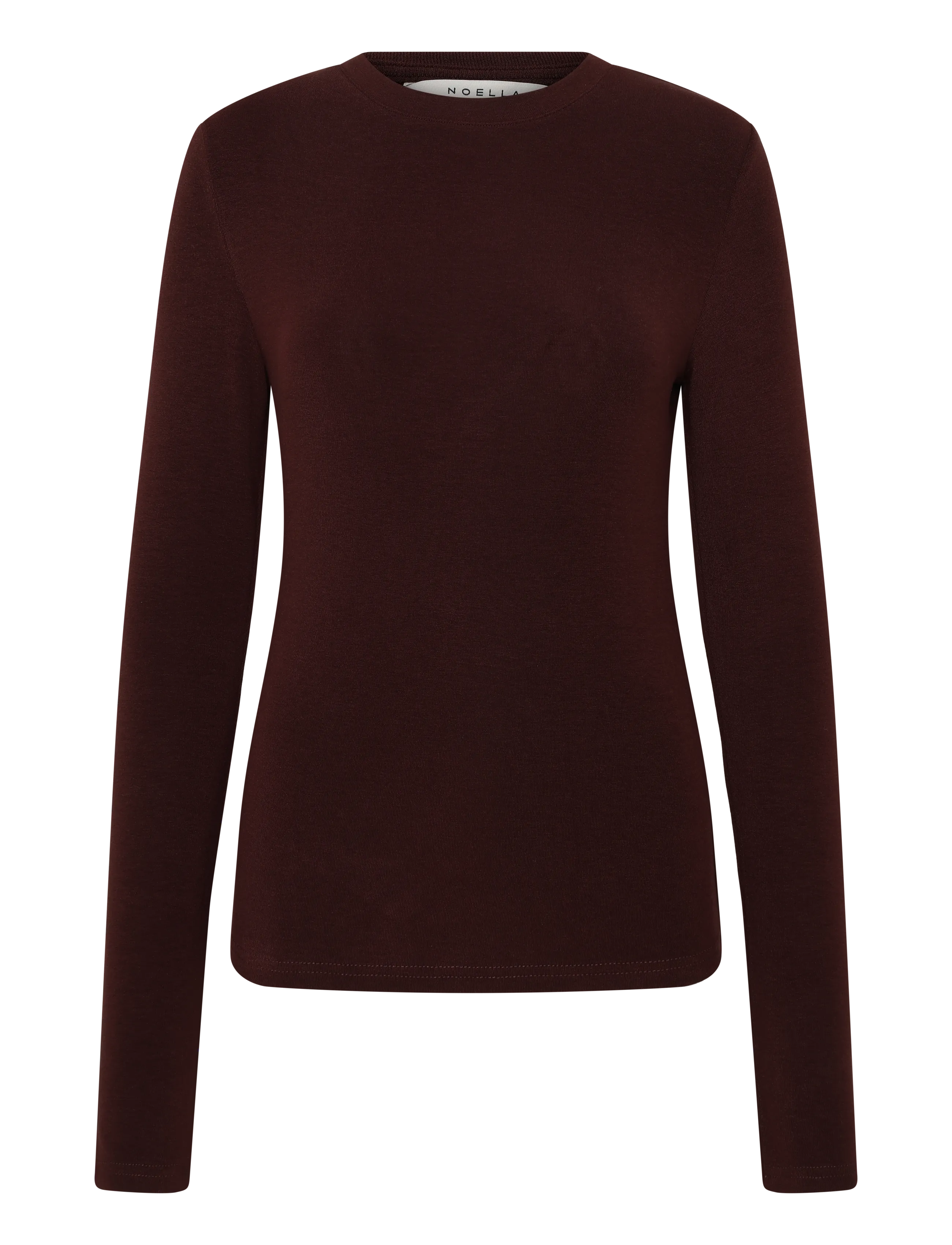 Noella Lidie LS Top - Kleidung - BURGUNDY MELANGE / burgundy