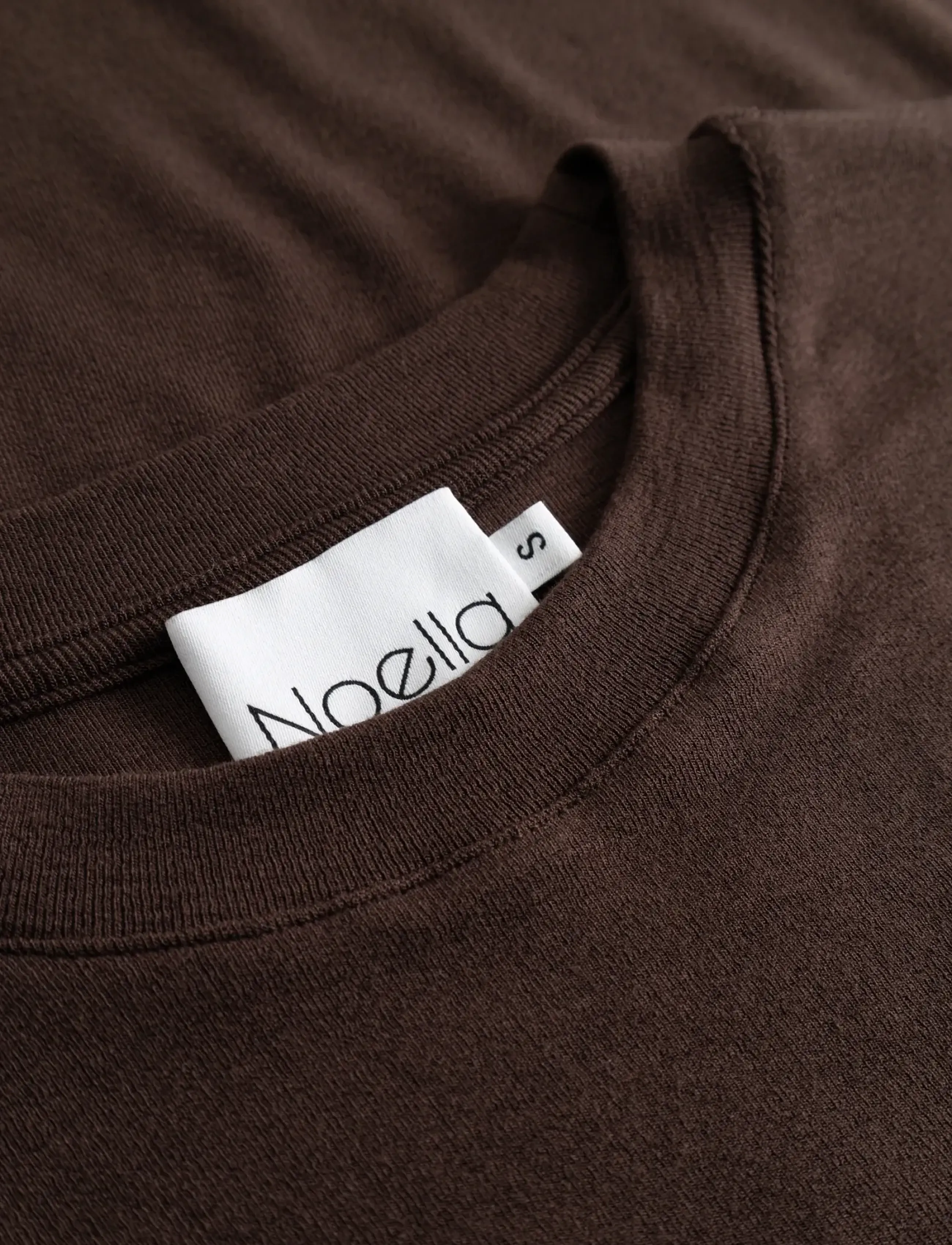 Noella - Lidie LS Top - long-sleeved tops - chocolate - 5