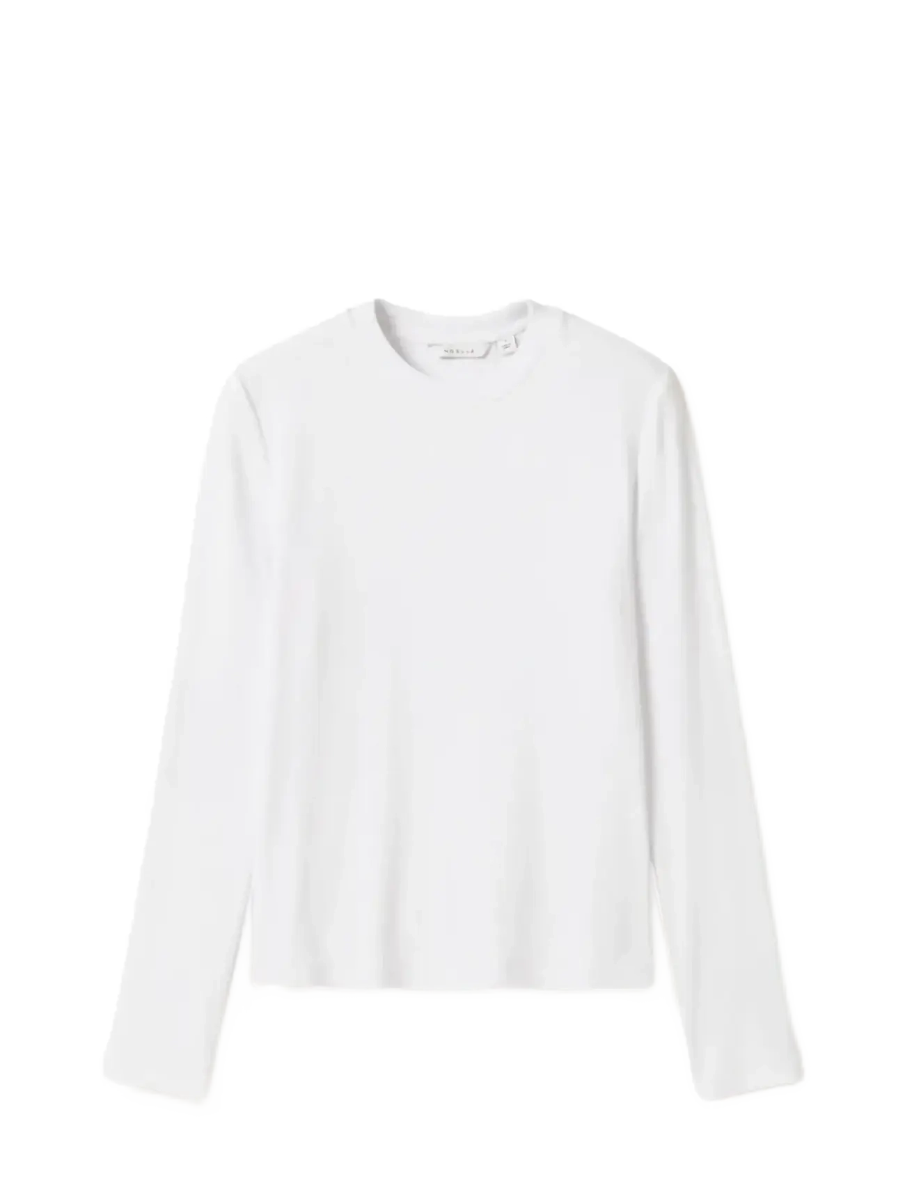 Noella Lidie LS Top - T-shirts & Tops - WHITE / white