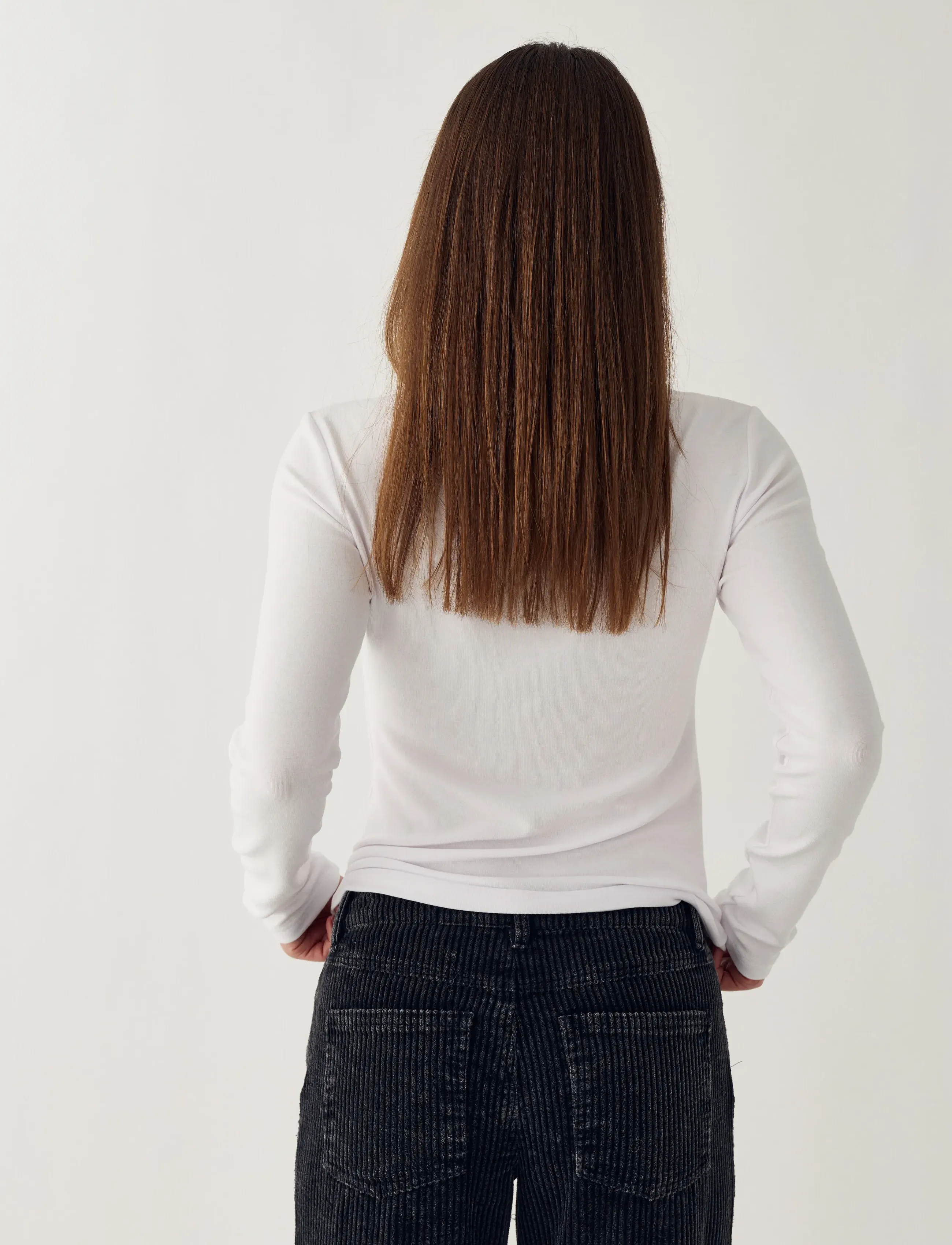 Noella - Lidie LS Top - långärmade toppar - white - 4