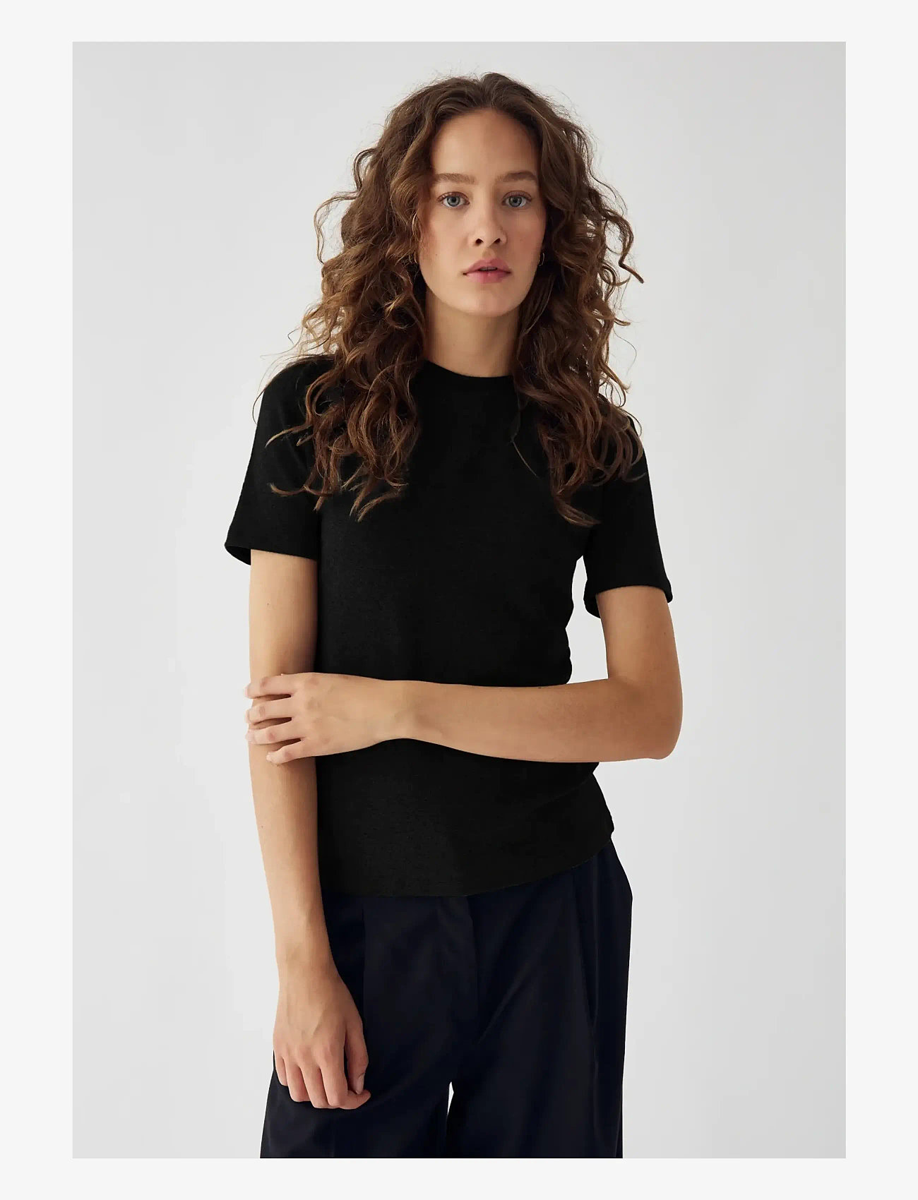Noella - Lidie SS Top - t-shirts - black - 1