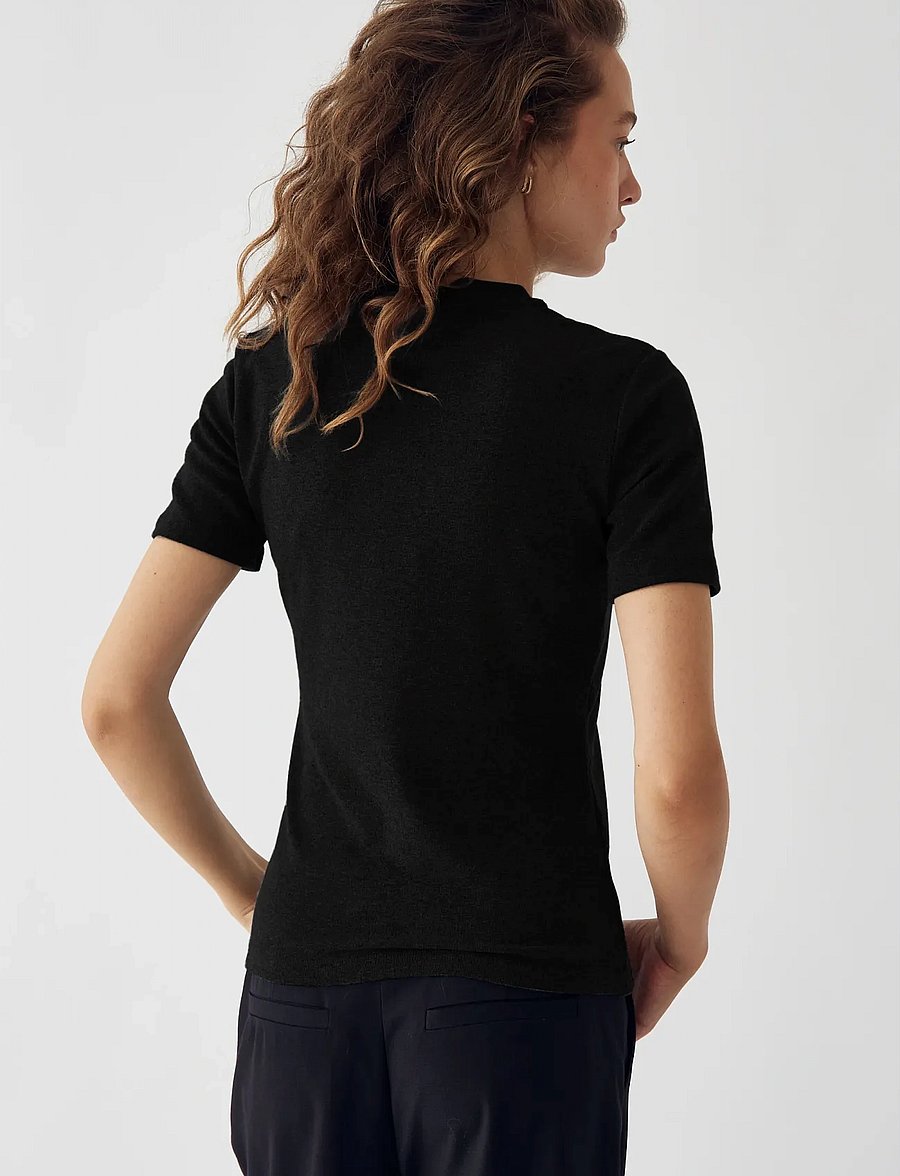 Noella - Lidie SS Top - t-särgid - black - 4