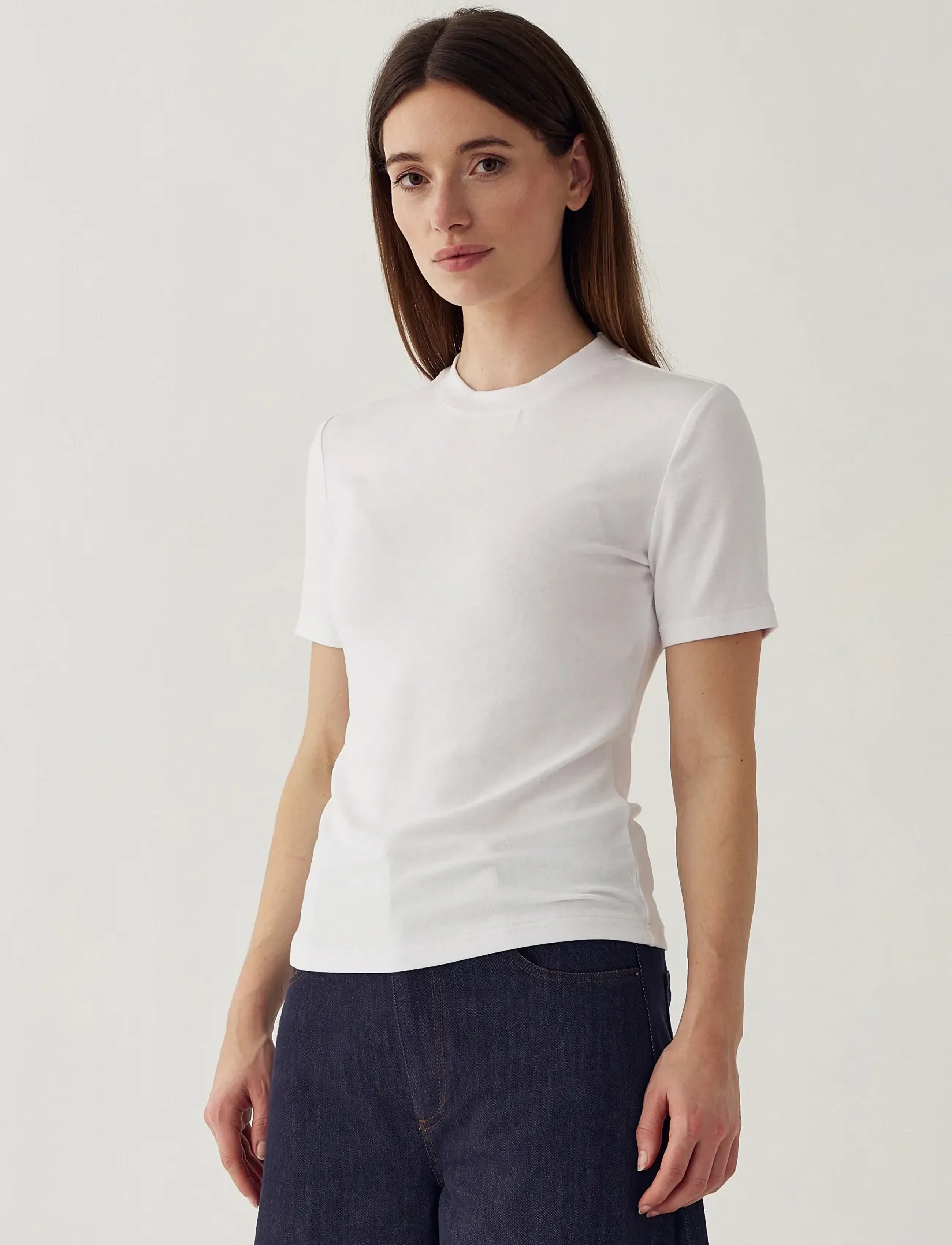 Noella - Lidie SS Top - marškinėliai - white - 5