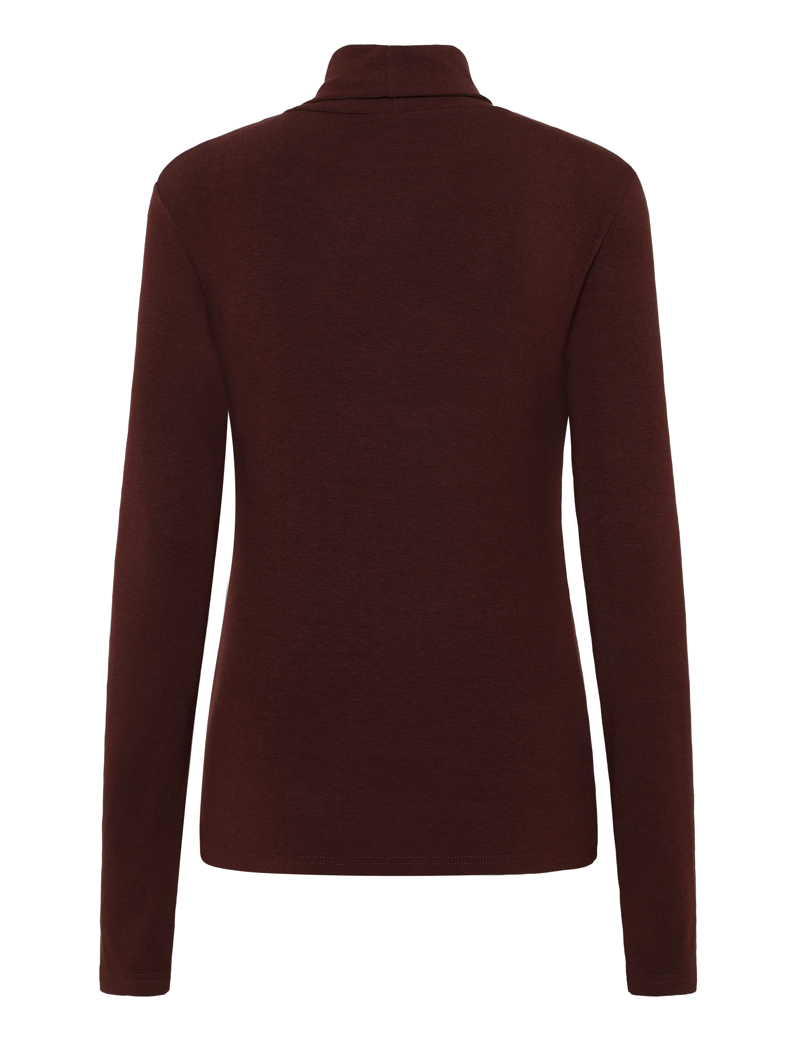 Noella - N-Maritza LS Top - polotröjor - burgundy melange - 2