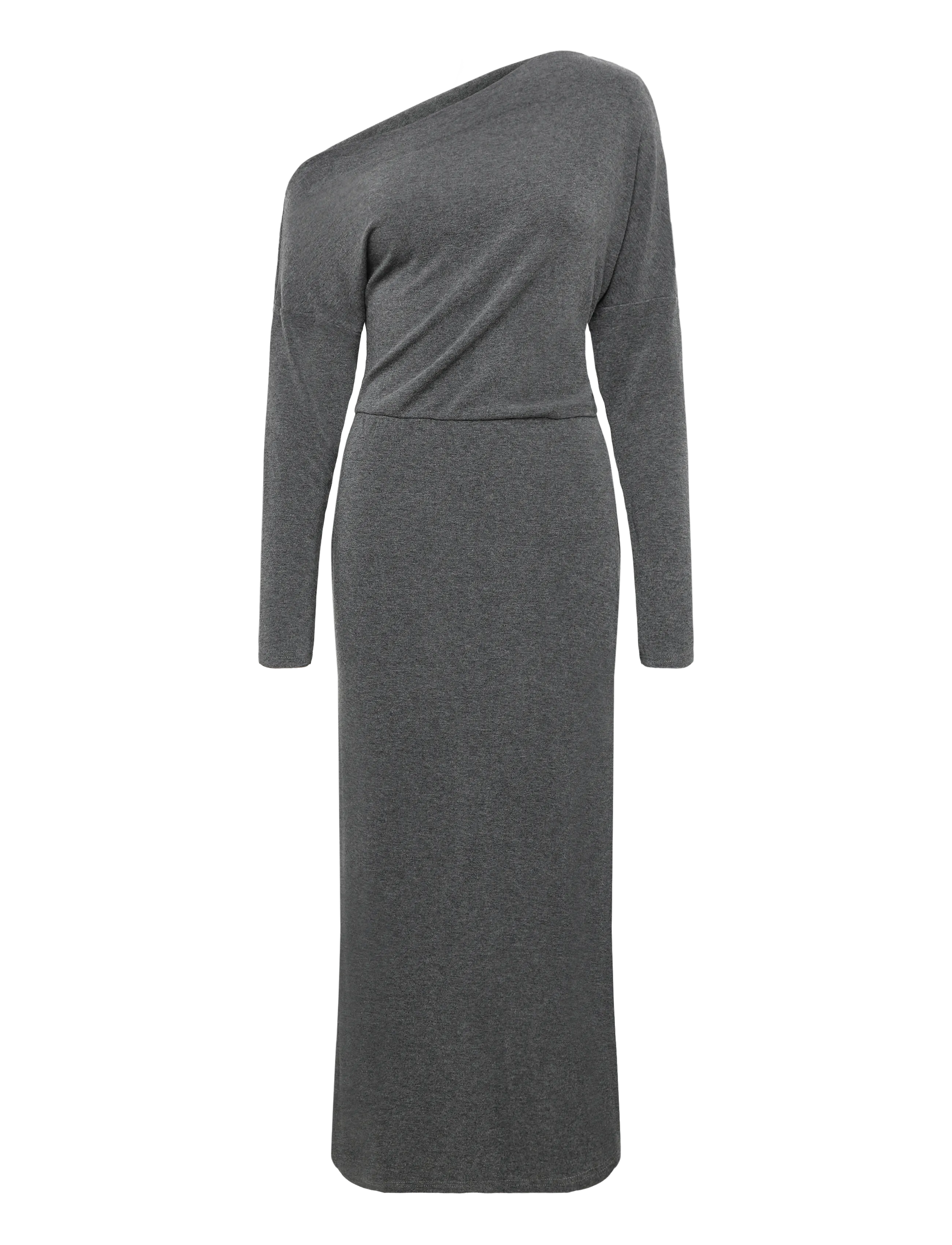Noella - N-Meena Dress - midikleider - dark grey melange - 1