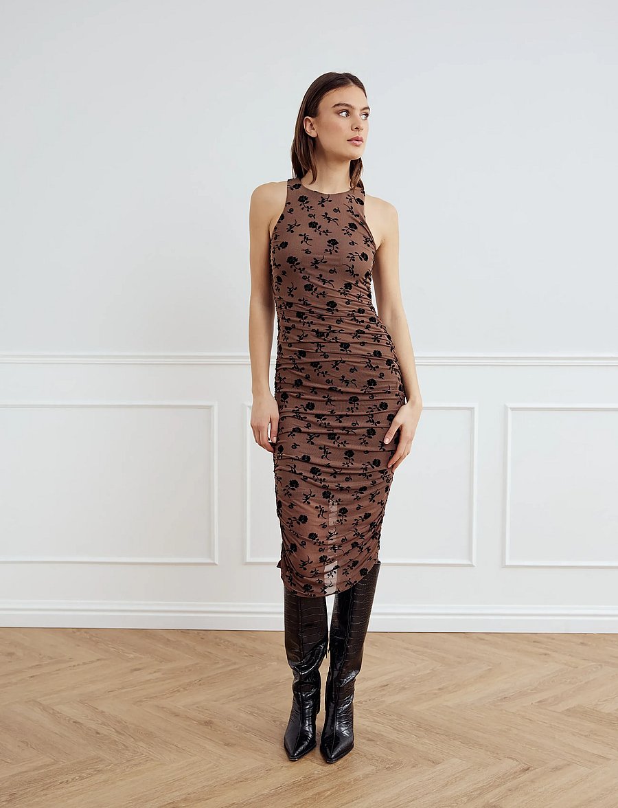 Noella - Leanna Dress - etuikleider - clarity morel print - 0
