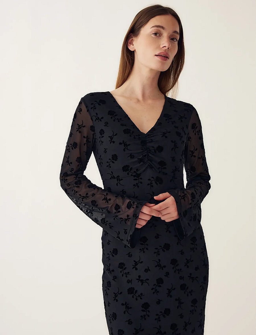 Noella - Kameyella Dress - maxi kjoler - clarity black print - 0