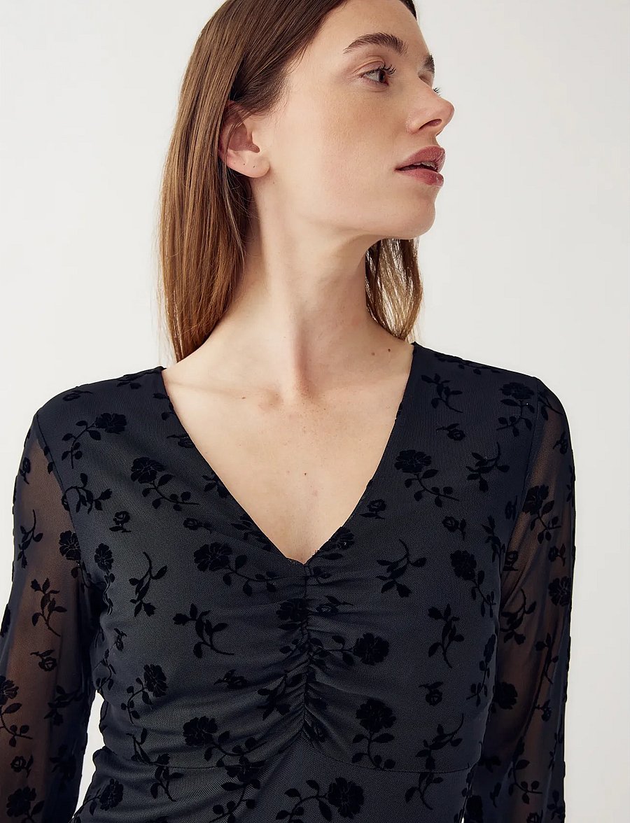 Noella - Kameyella Dress - maxi kjoler - clarity black print - 4