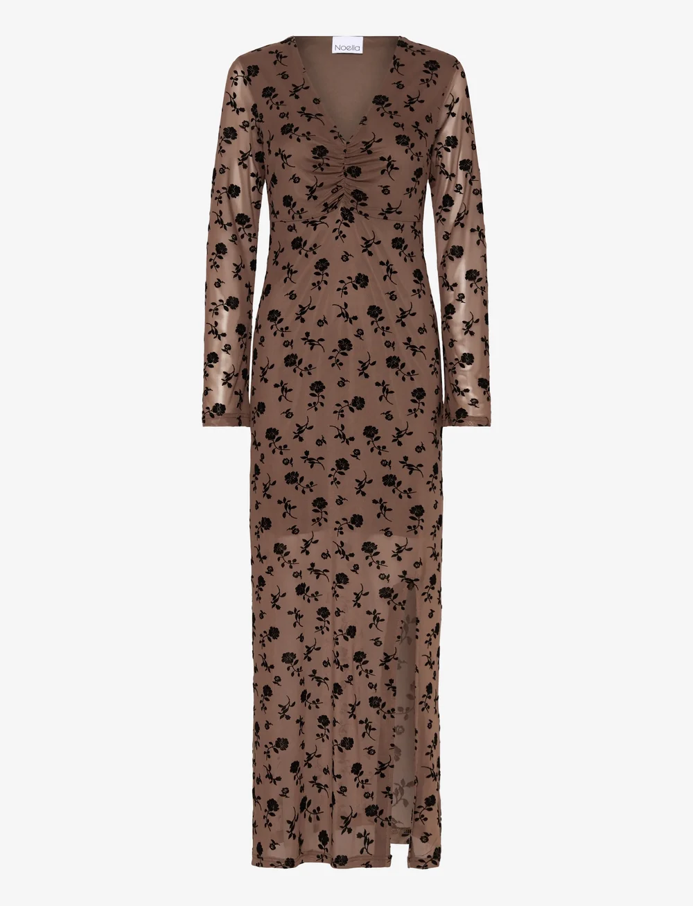 Noella - Kameyella Dress - maksikleidid - clarity morel print - 0