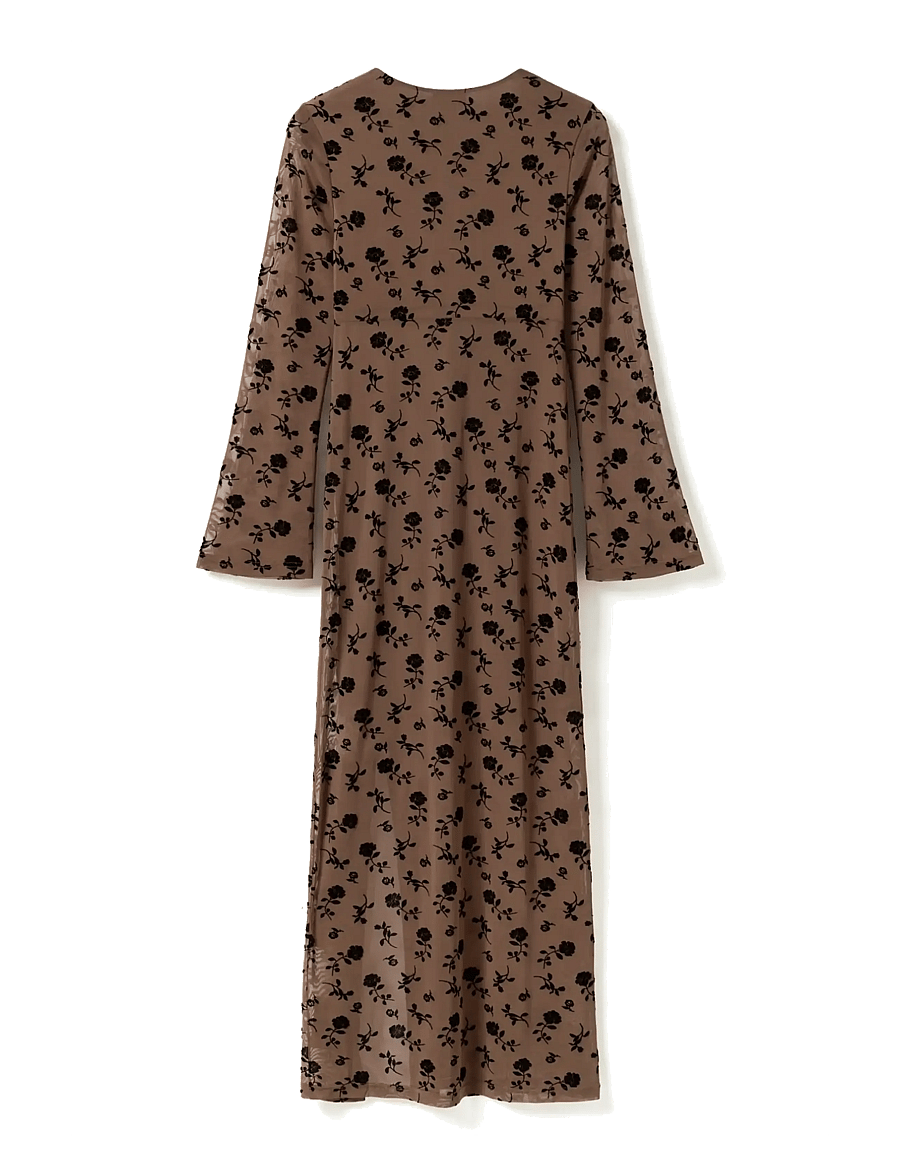 Noella - Kameyella Dress - maxi kjoler - clarity morel print - 2