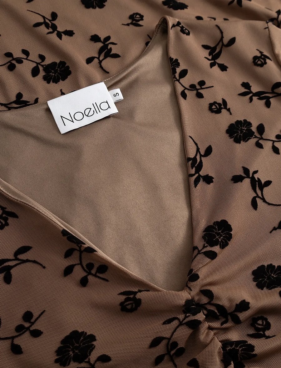 Noella - Kameyella Dress - maxi kjoler - clarity morel print - 5