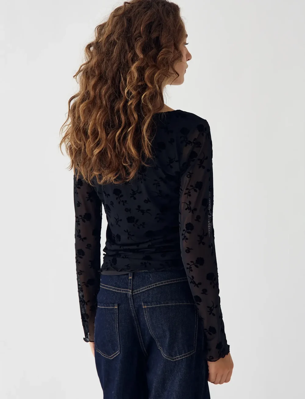 Noella - Lucille Top - langärmlige tops - clarity black print - 3