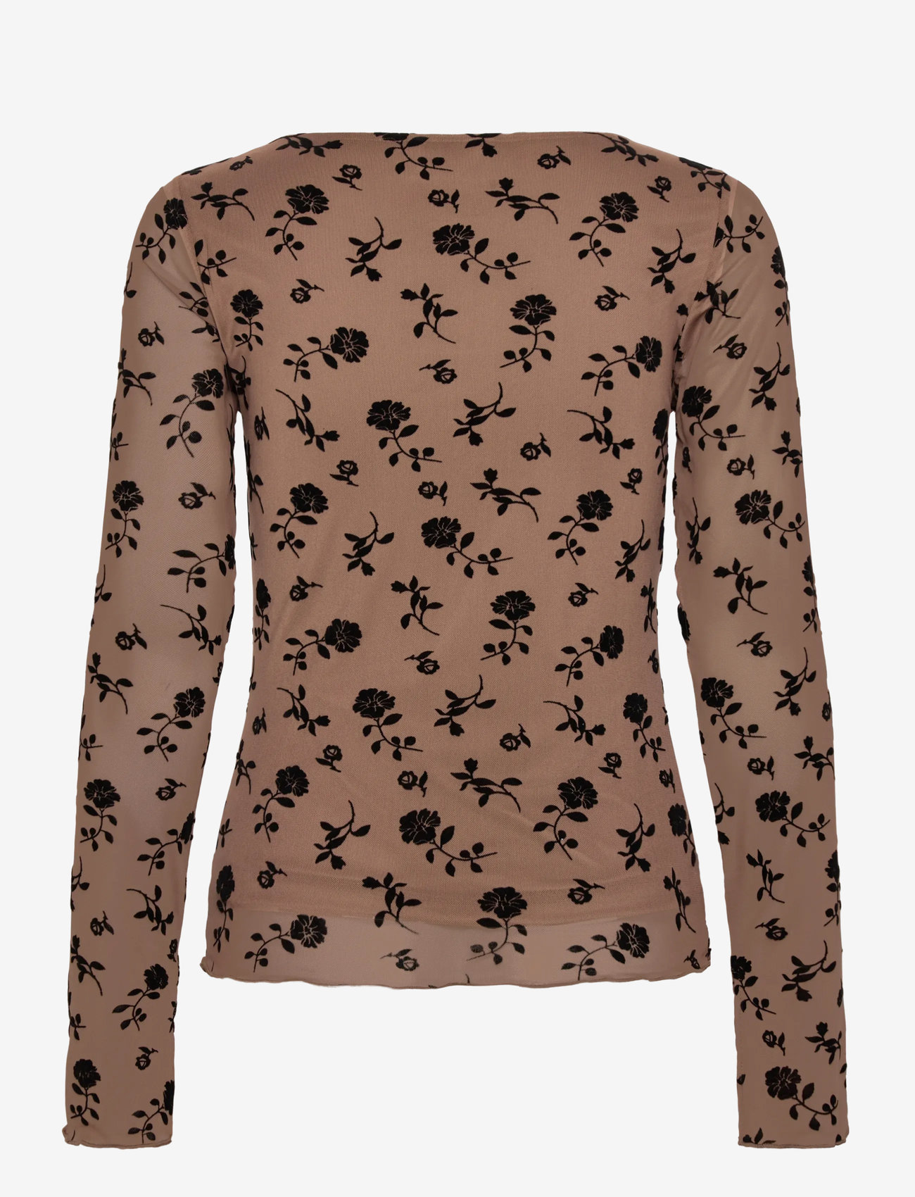 Noella - Lucille Top - langärmlige tops - clarity morel print - 2