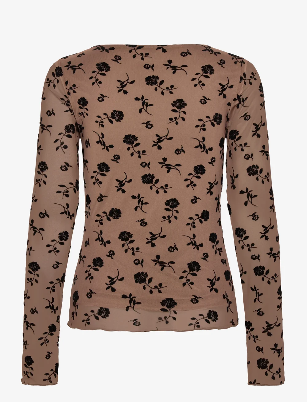 Noella - Lucille Top - langärmlige tops - clarity morel print - 2