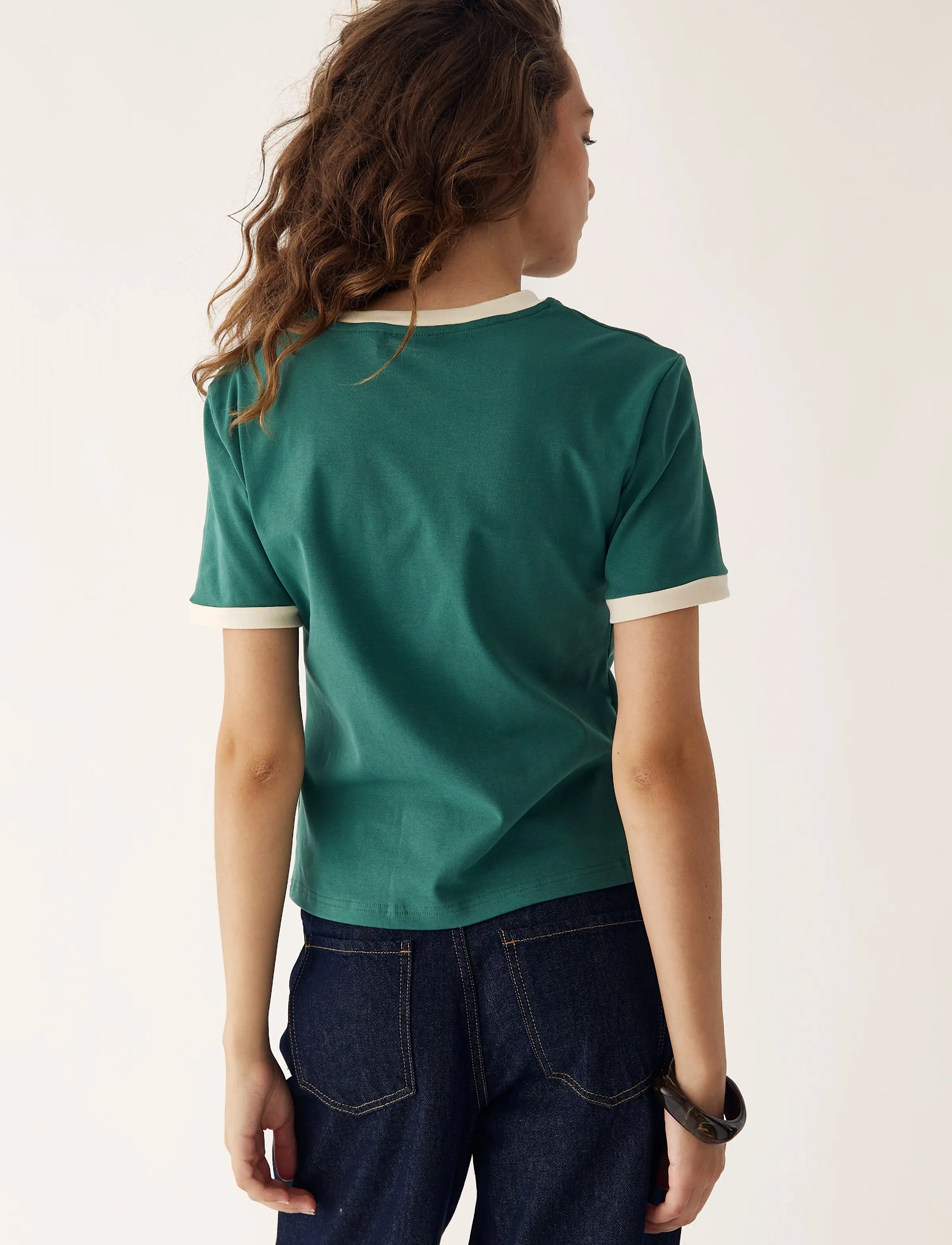 Noella - Gossip T-shirt - laveste priser - college green - 4