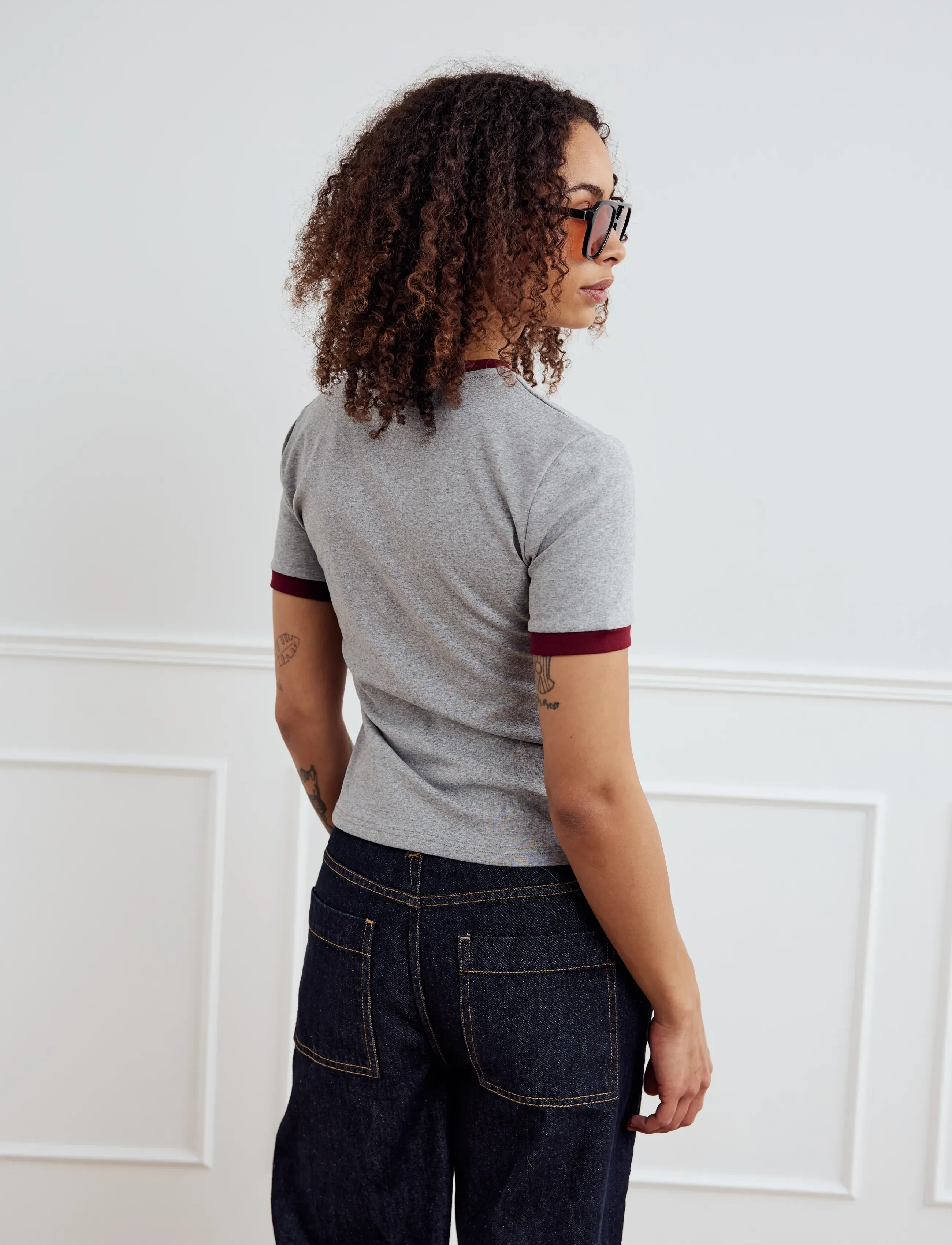 Noella - Gossip T-shirt - laveste priser - medium grey mel. - 4