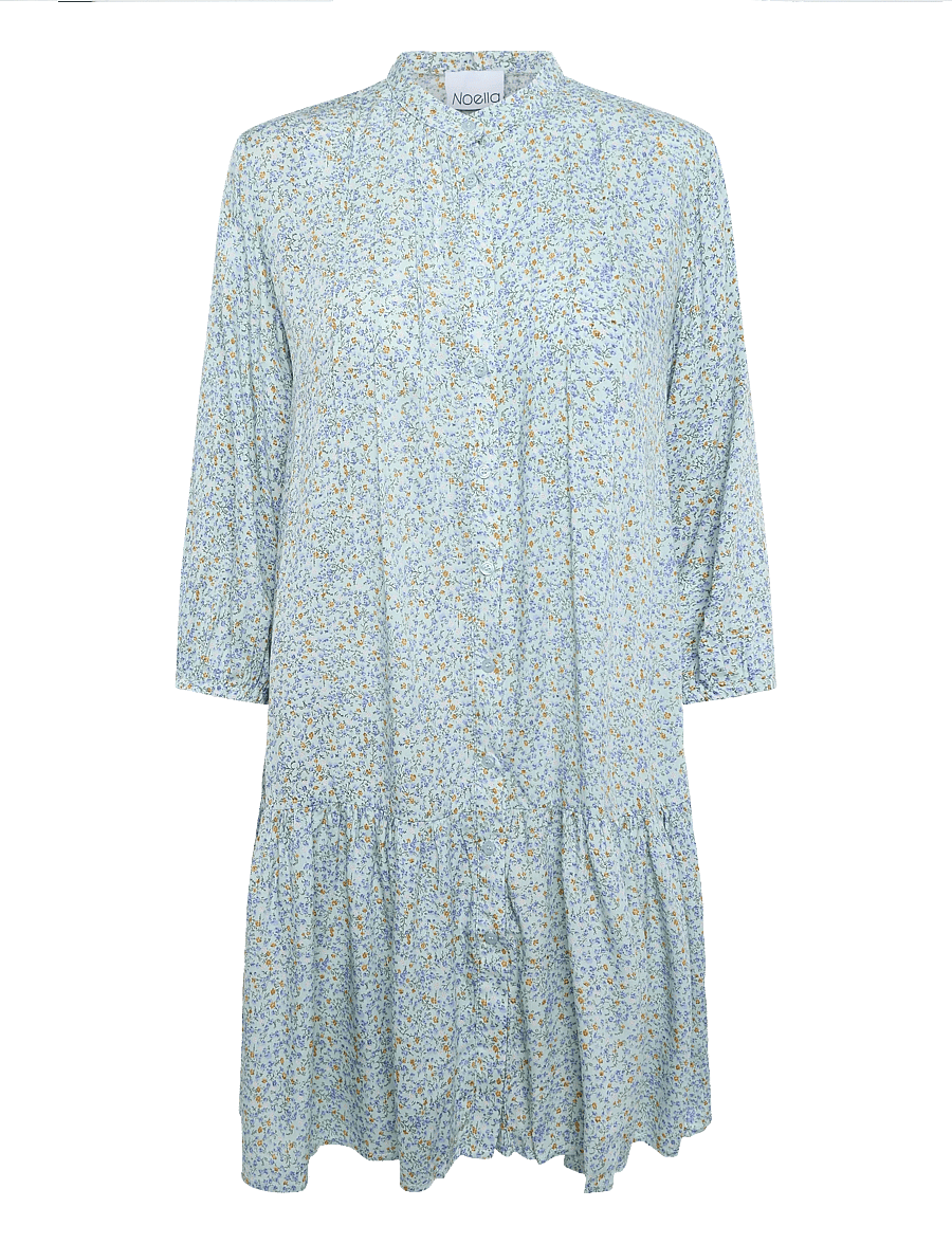 Noella - Imogene Dress - korte kjoler - blue flower - 0